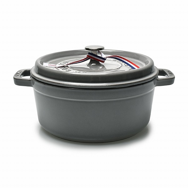 送料無料 ストウブ ココット鍋 ピコ ココット ラウンド 24cm STAUB 黒