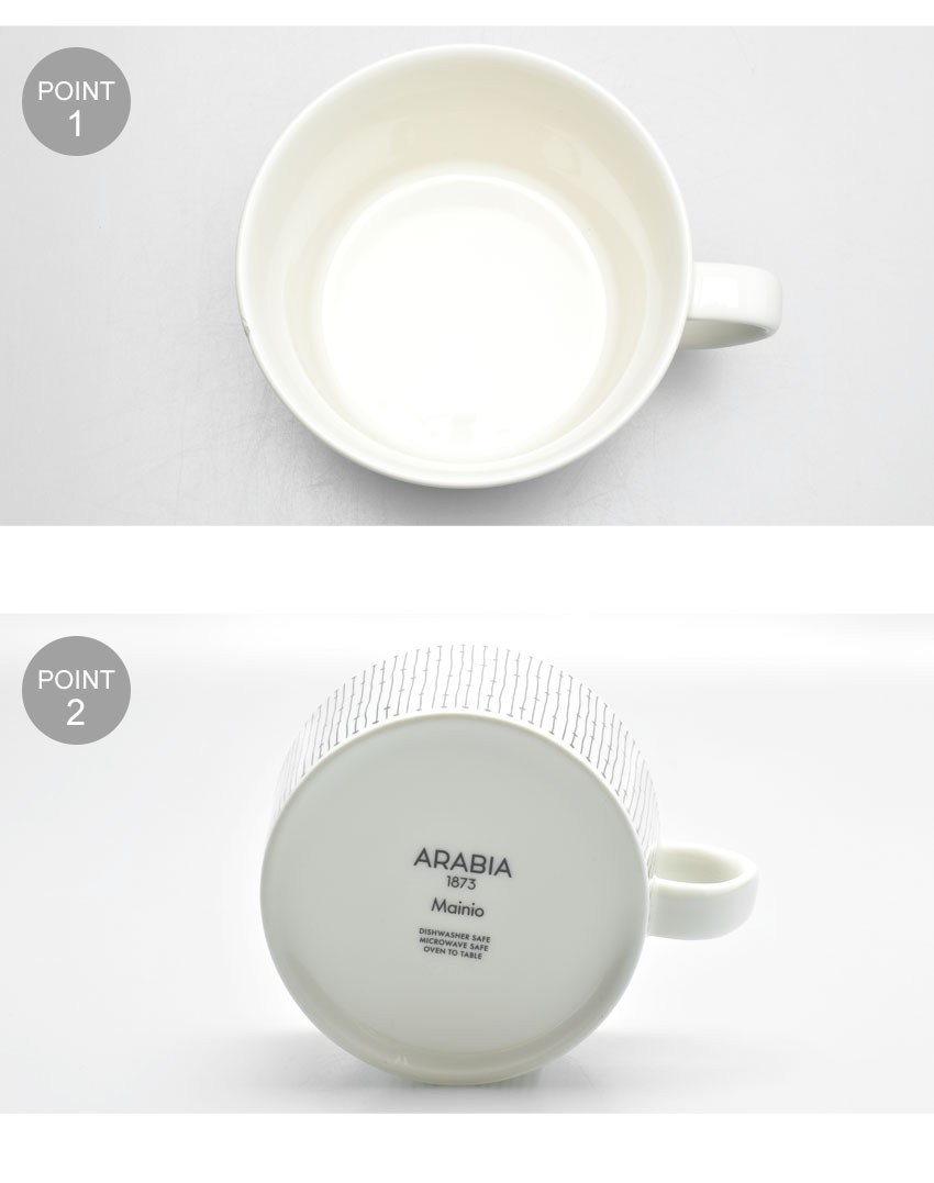 ARABIA（アラビア） マグカップ マイニオ 400ml サラスタス ARABIA