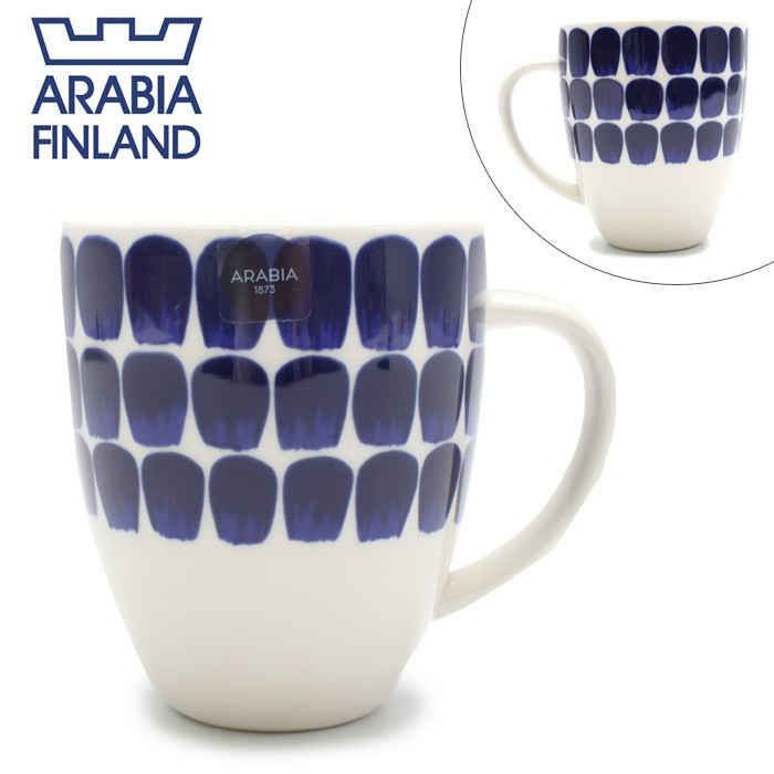 ARABIA（アラビア） 食器トゥオキオ マグカップ 340ml ブルー arabia