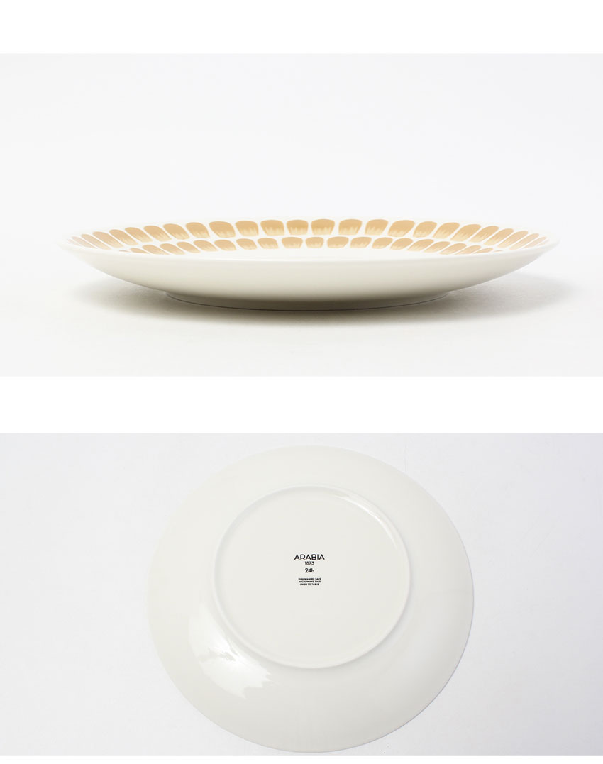 ARABIA（アラビア） 食器 24h トゥオキオ プレート 26cm ベージュ