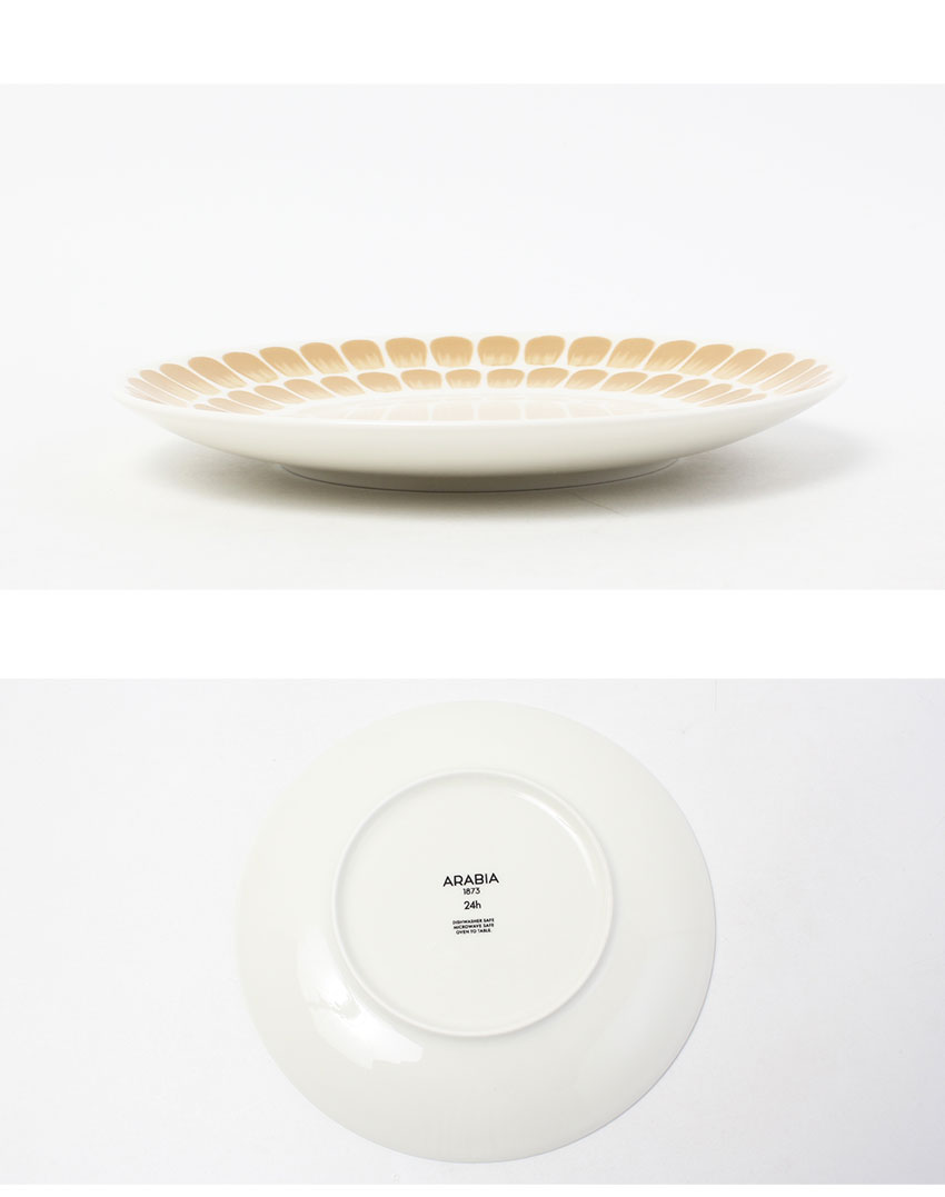 ARABIA（アラビア） 食器 24h トゥオキオ プレート 20cm ベージュ