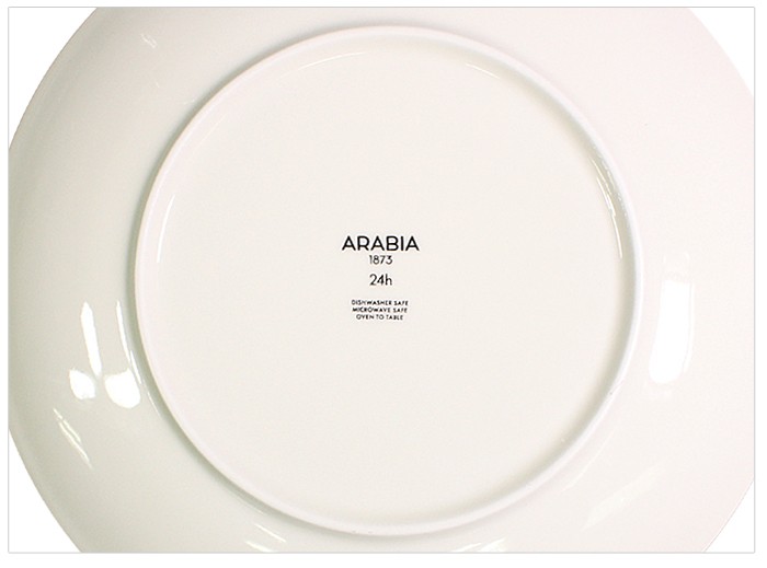 ARABIA（アラビア） ARABIA 24h アベック プレート 26cm|slz| 爆買 : Z