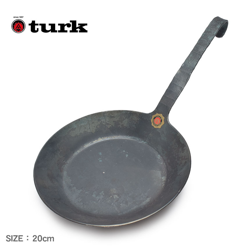 ターク フライパン turk 65520 ブラック 黒 フックハンドル 20cm