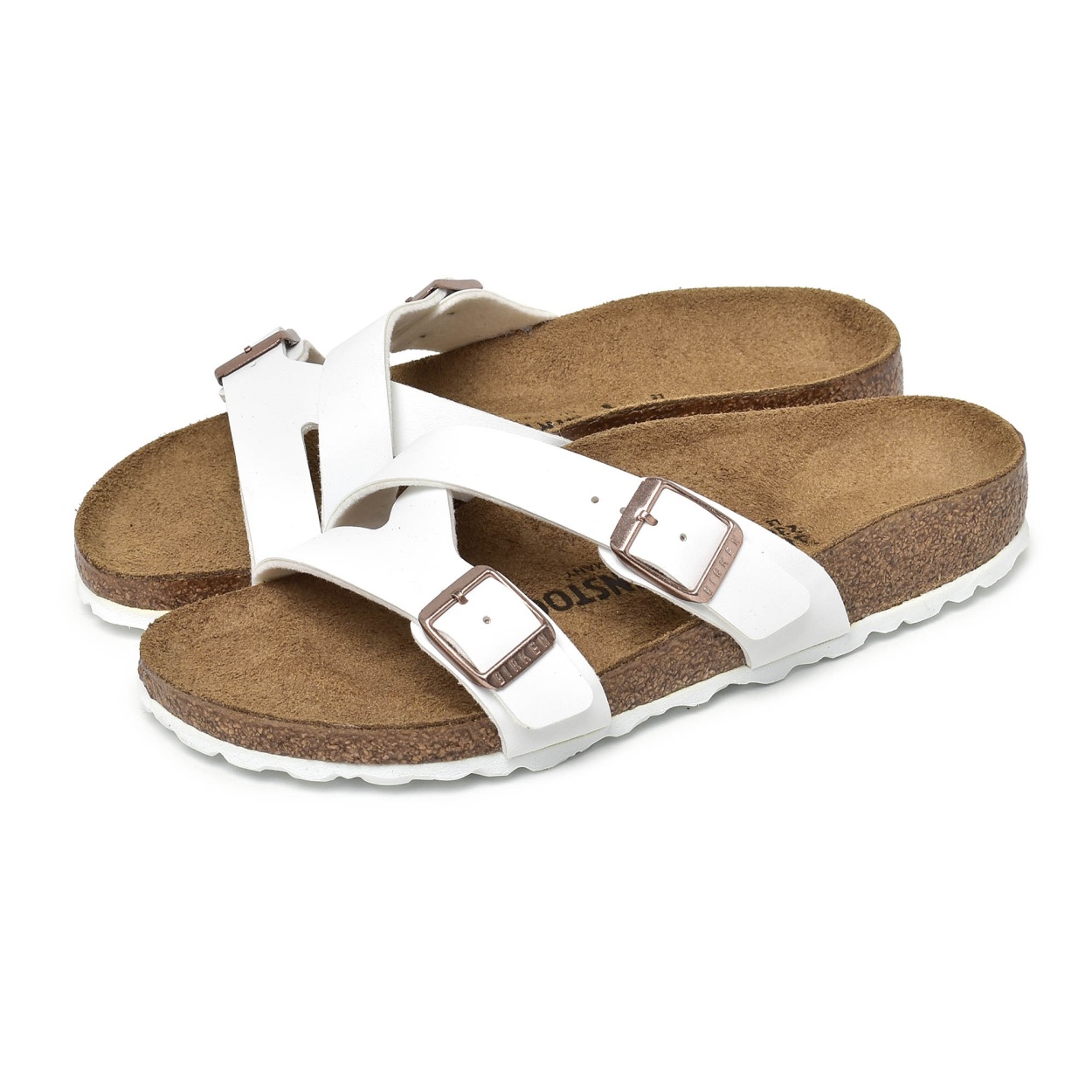 【白】BIRKEN STOCK ビルケンシュトック　レディース　サンダル 楽天市場】【ポイント10倍】ビルケンシュトック BIRKENSTOCK