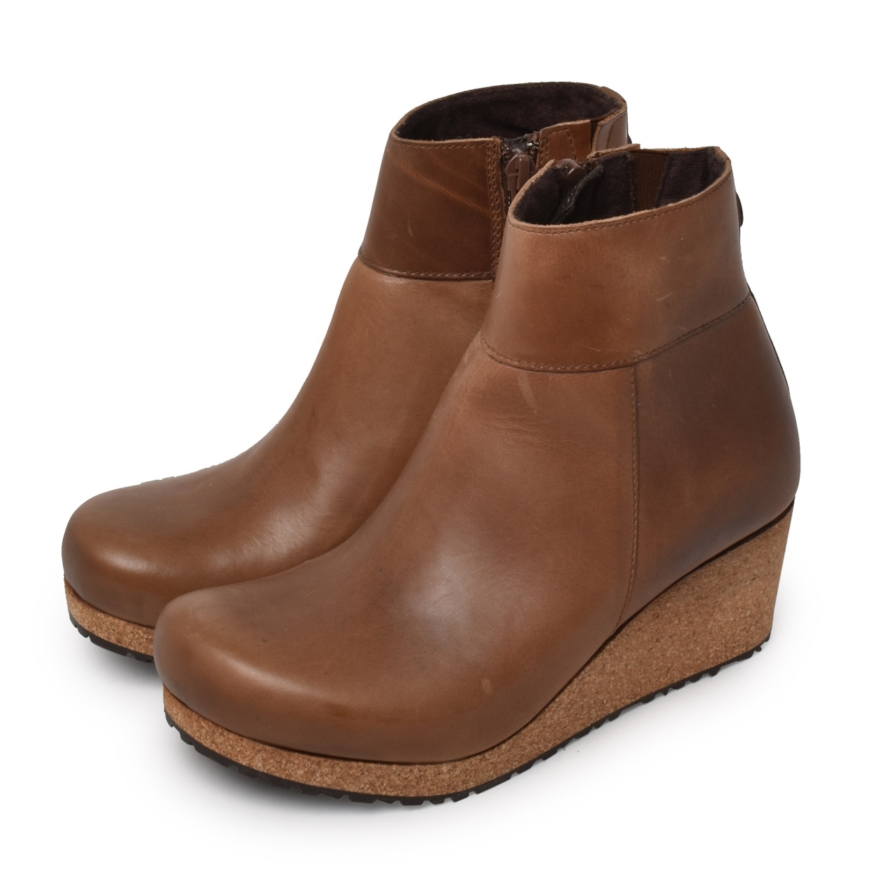 新品未使用✅ビルケンシュトック　ショートブーツ　ミッドランド　ベージュ　24.5 極美品❣️人気！！ビルケンシュトックショートブーツ ミッドランド