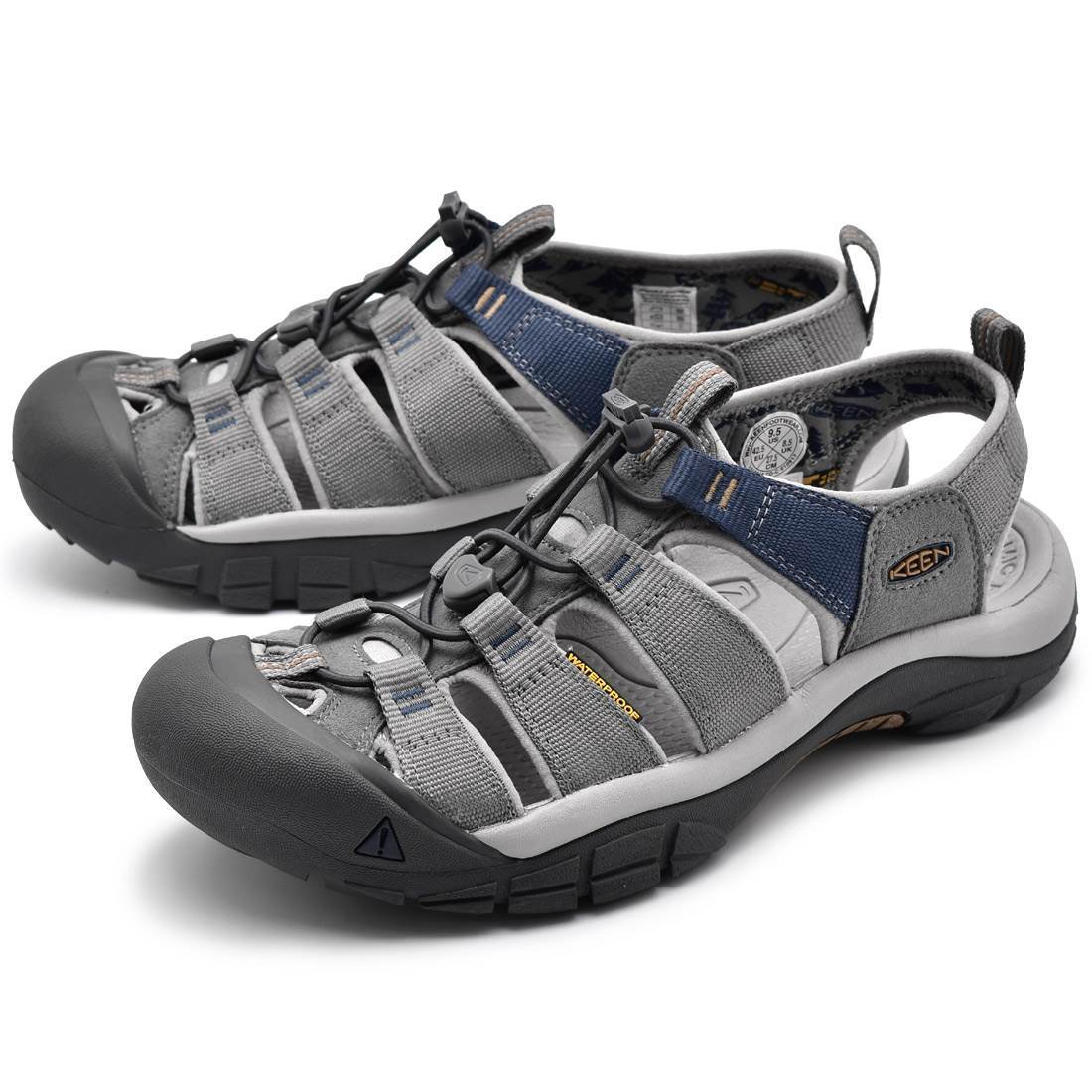 美品!KEEN ニューポートH2 グレー 27cm/US9 キーン サンダル KEEN キーン サンダル ニューポート H2 NEWPORT アウトドア 川