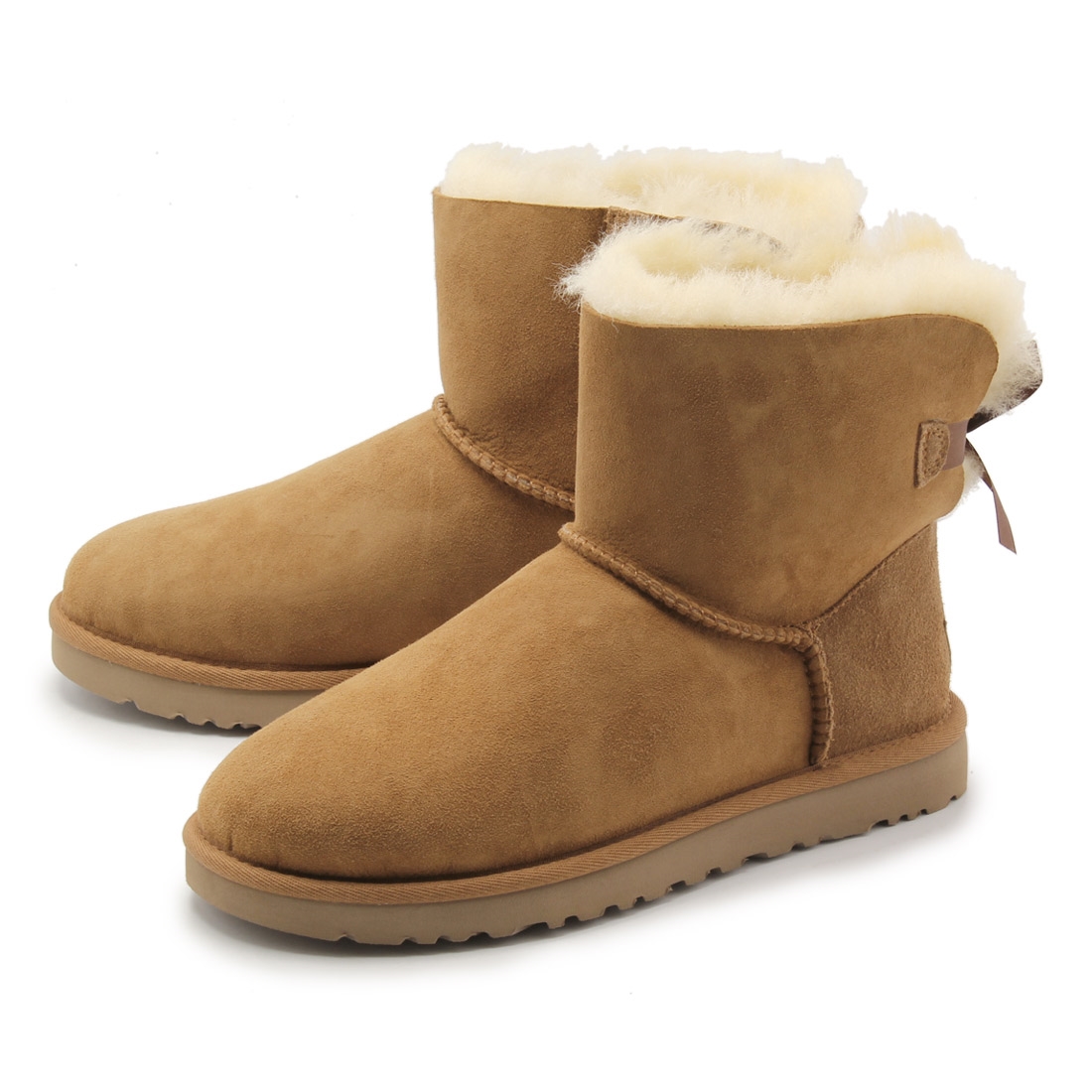 送料無料 アグ ムートンブーツ レディース ミニ ベイリーボウ II UGG