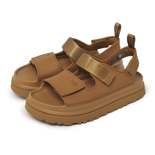 Amazon | UGG レディース Carey ビーチサンダル, ゴールド