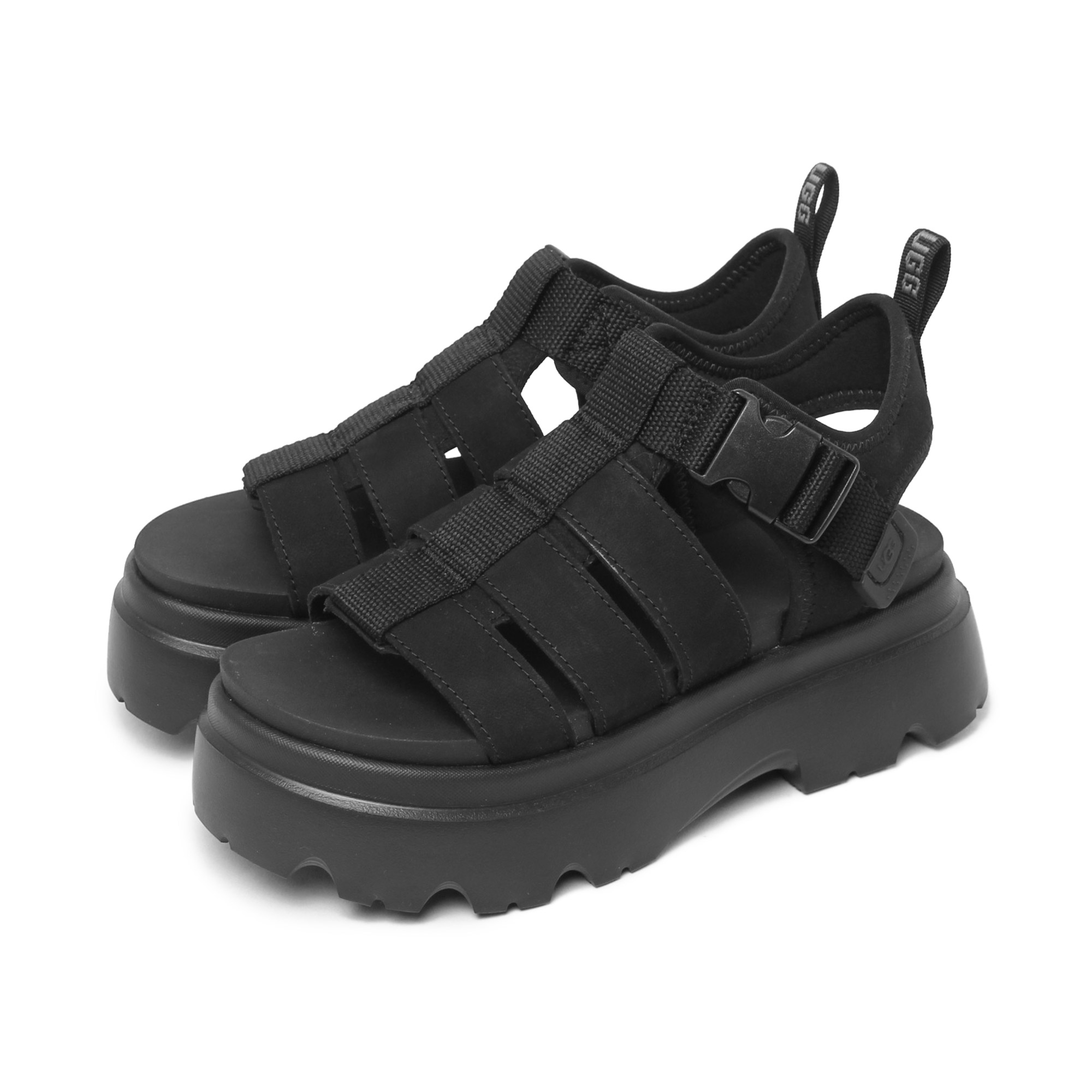 UGG マルチカラー 24cm 厚底サンダル UGG Australia 2025年春夏モデル アグ 厚底 サンダル スエード