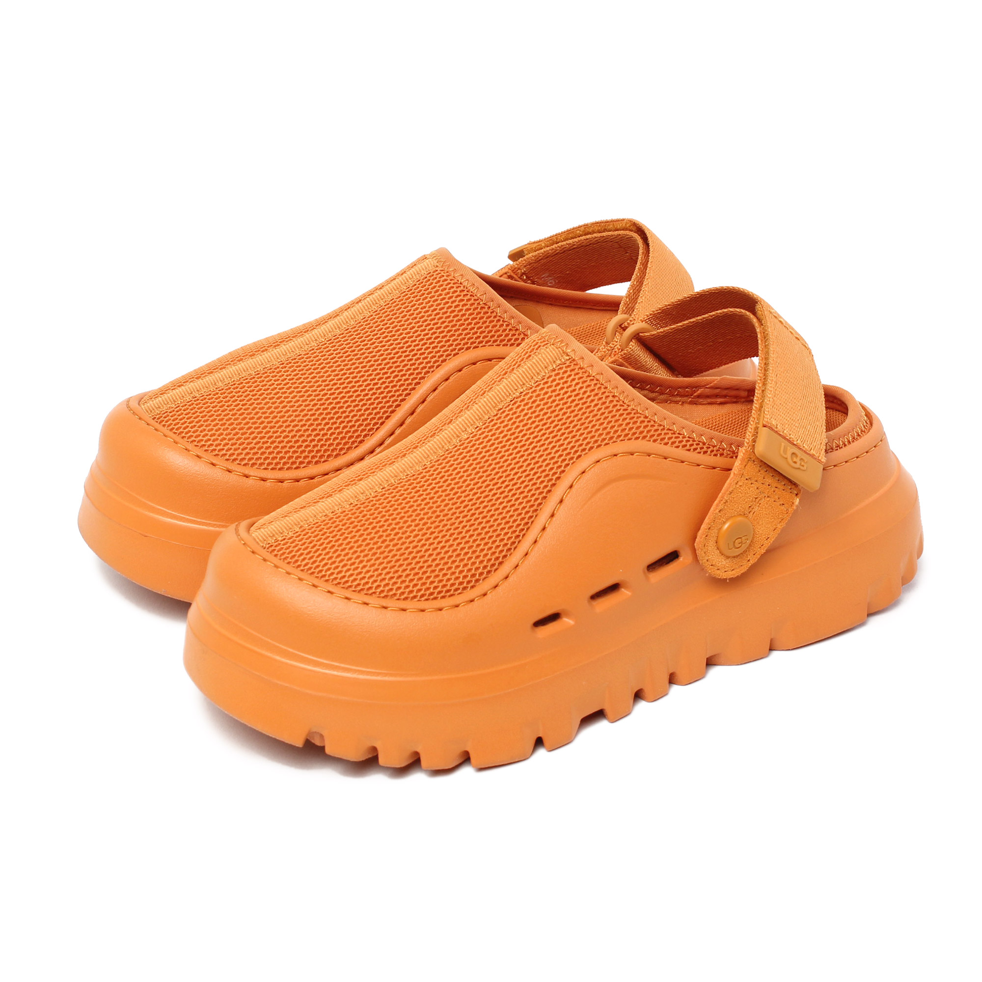 UGG オレンジ スエード ミュール 美品☆ UGG オレンジ スエード ミュール 美品☆ UGG サンダル、ミュール