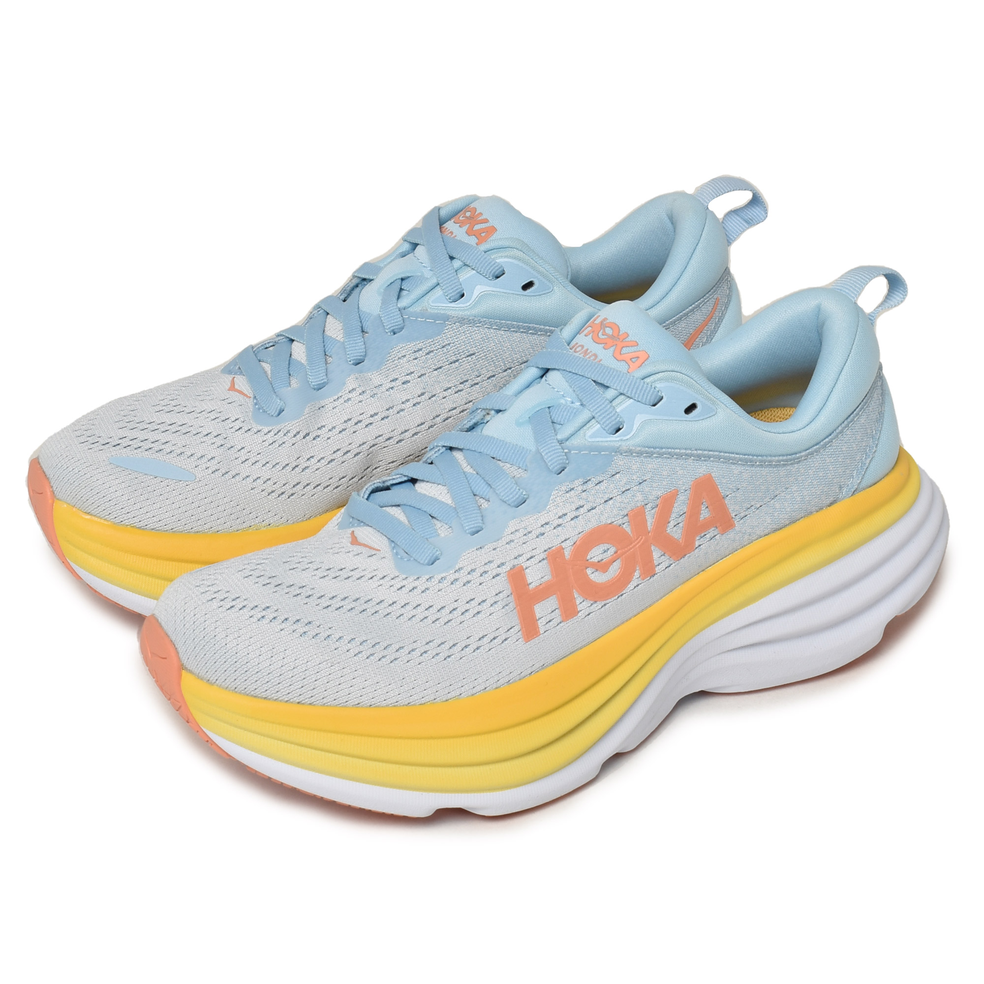 送料無料 ホカオネオネ ランニングシューズ レディース ボンダイ 8 HOKA ONEONE 1127952 黒 青 マルチカラー シューズ 父の日