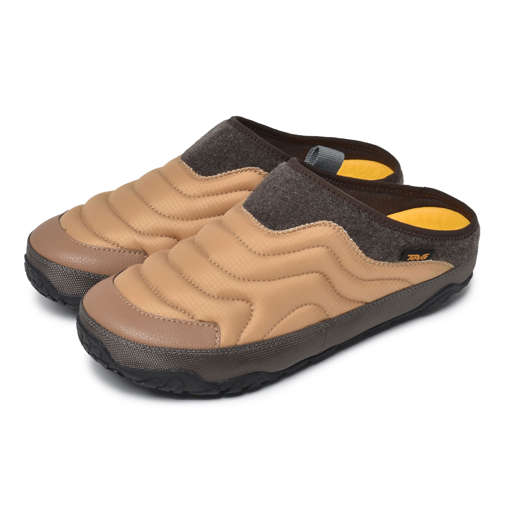 TEVA サボサンダル メンズ 冬 裏起毛 暖かい 防寒 クロッグシ