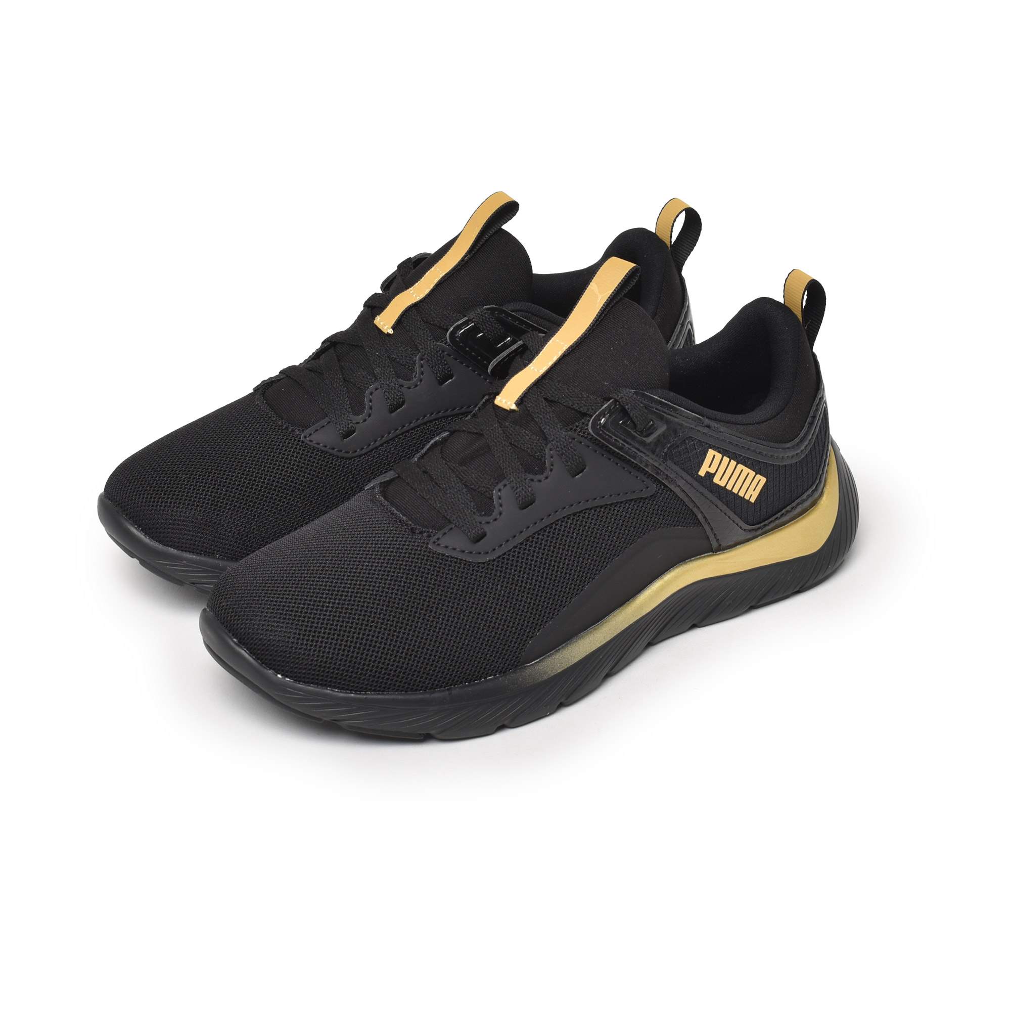 PUMA プーマ ランニングシューズ レディース 378848 ブラック 黒
