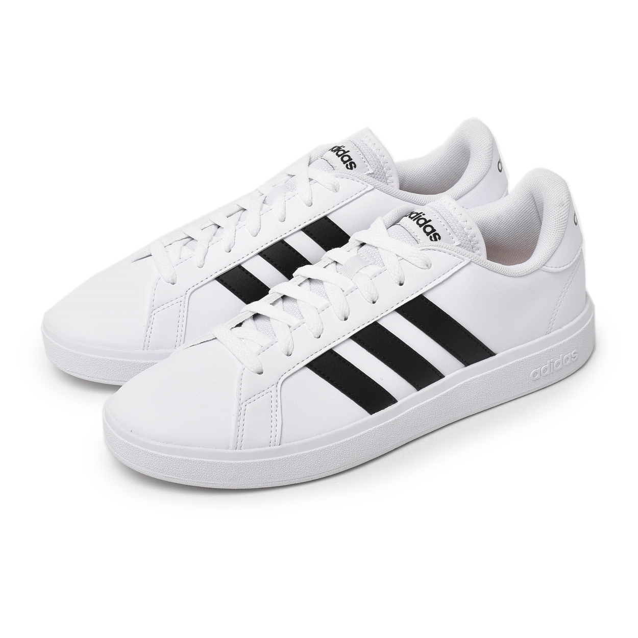 送料無料 アディダス ランニングシューズ メンズ グランドコート ベース2.0 ADIDAS LIT50 ホワイト 白 ブラック 黒 シューズ スニーカー