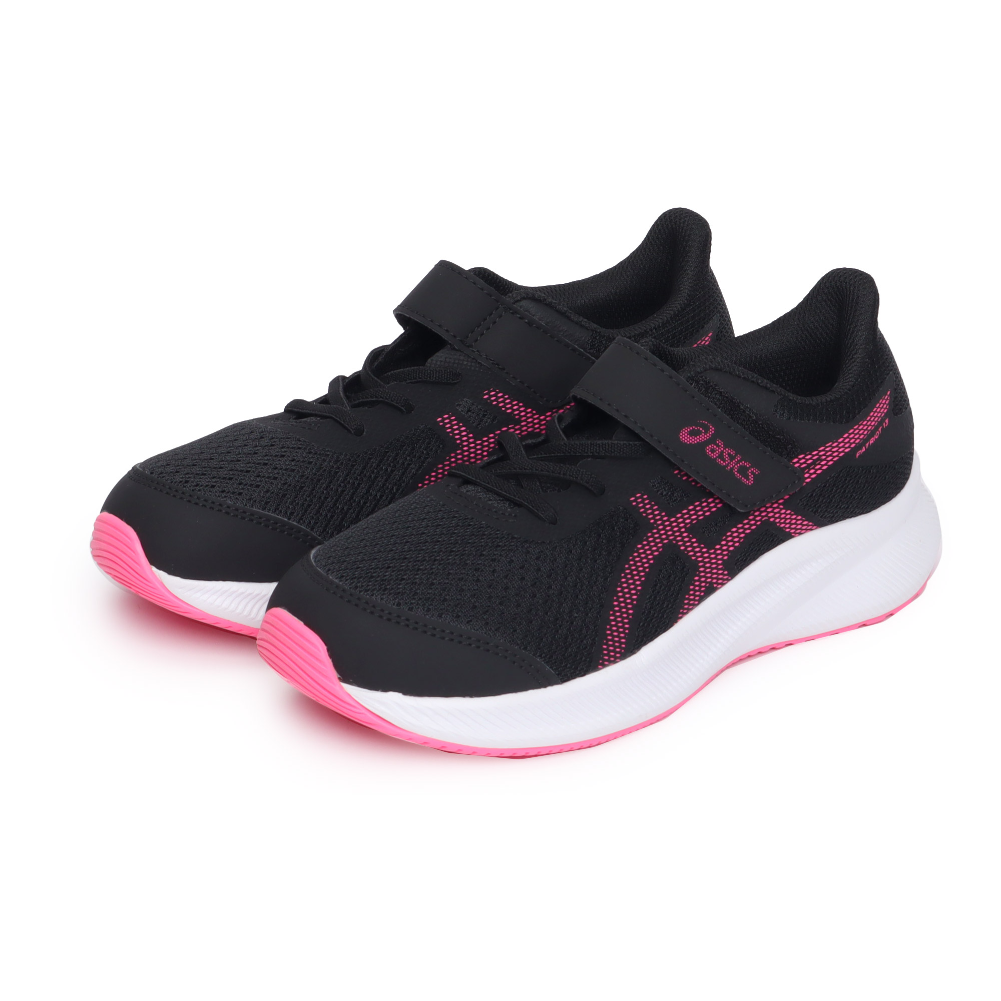 アシックス ランニングシューズ キッズ ジュニア 子供 ASICS 1014A264 ブラック 黒 ...