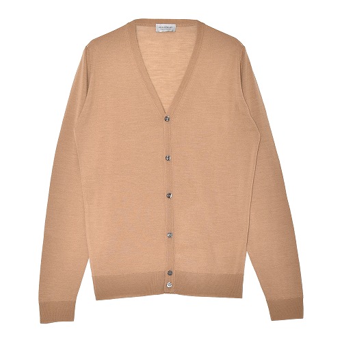 JOHN SMEDLEY ジョンスメドレー ウール カーディガン S ブラウン JOHN SMEDLEY ジョンスメドレー カーディガン メンズ ブラック