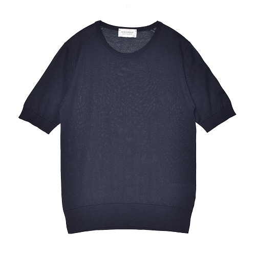 ジョンスメドレー 半袖ニット レディース JOHN SMEDLEY ブラック 黒 ネイビー 紺 トップス ブランド ウェア 無地 半袖 ロゴ シンプル カジュアル クラシカル JOHN SMEDLEY ジョンスメドレー 半袖ニット レディース ブラック