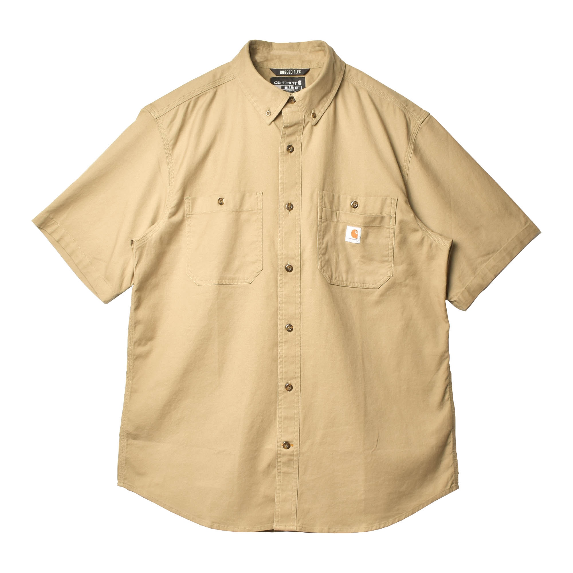 送料無料 カーハート 半袖シャツ メンズ ショートスリーブワークキャンバスシャツ CARHARTT ...