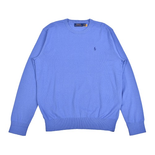 ポロ ラルフローレン セーター メンズ POLO RALPH LAUREN 710866549 グレー ネイビー 紺 ニット トップス 長袖 クルーネック 無地 ロゴ 刺繍 刺しゅう｜z-mall｜05