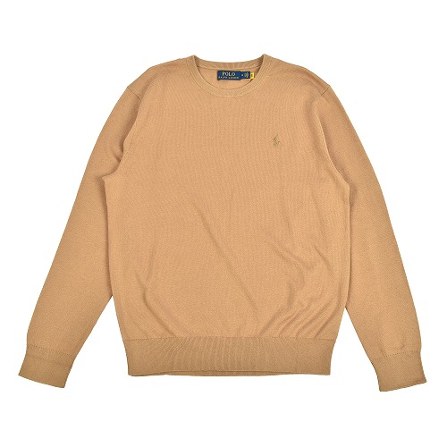 ポロ ラルフローレン セーター メンズ POLO RALPH LAUREN 710866549 グレー ネイビー 紺 ニット トップス 長袖 クルーネック 無地 ロゴ 刺繍 刺しゅう｜z-mall｜06