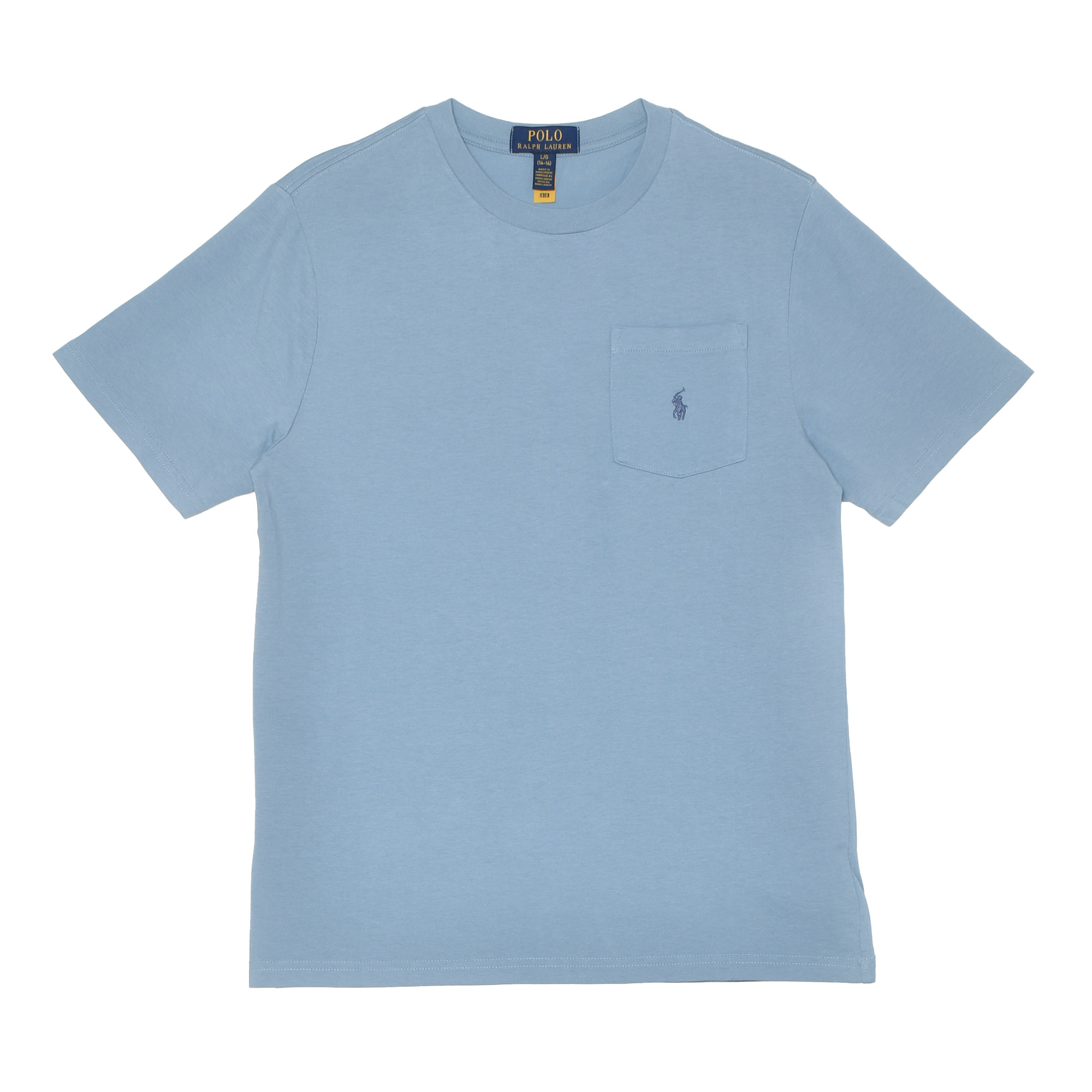 新品未使用⭐Polo Ralph Lauren Pima Cotton 半袖水色 Polo Ralph Lauren Luxury Pima Cotton Crew Neck T-Shirt Refined