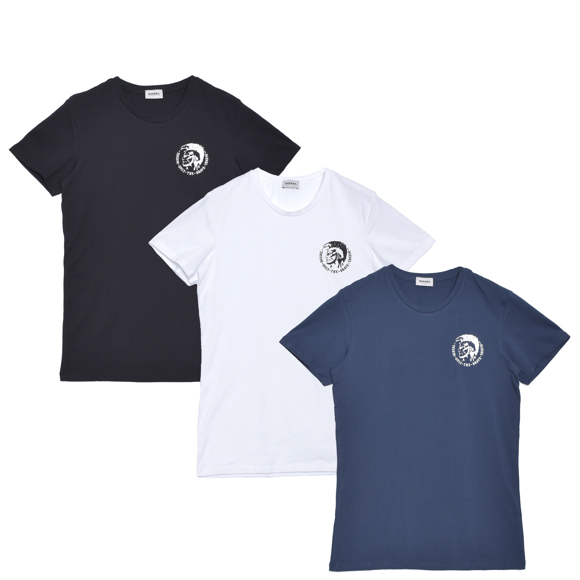送料無料 ディーゼル 3パック Tシャツ 半袖 メンズ UMTEE ランダル  