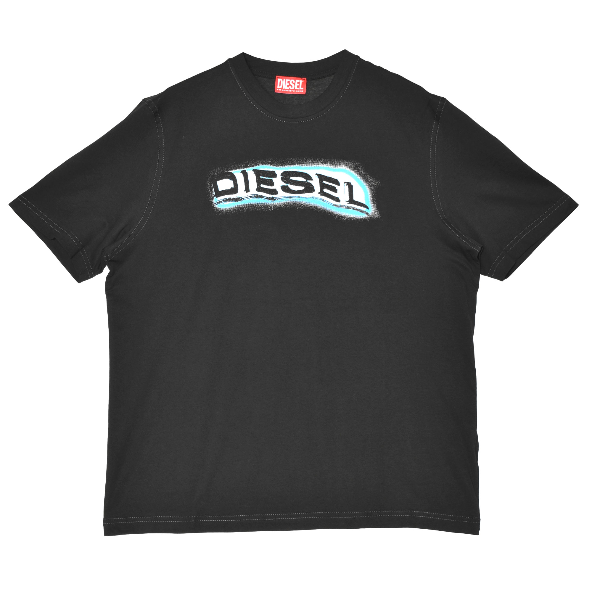 DIESEL タイダイ Tシャツ グレー/ブラック DIESEL KID タイダイ