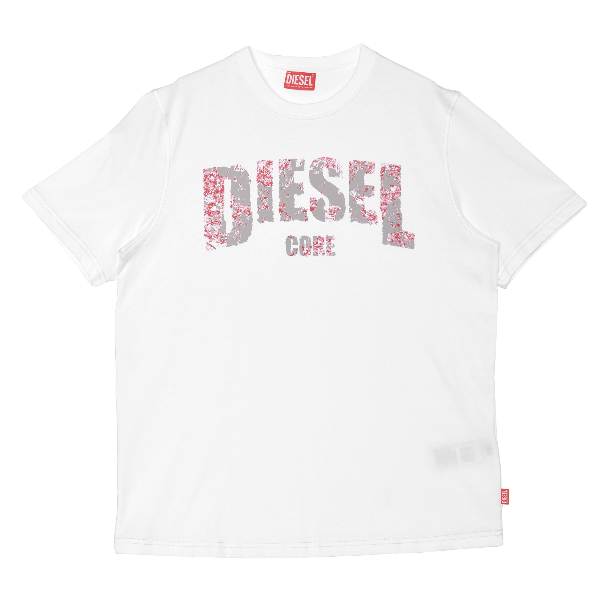DIESEL ディーゼル 半袖Tシャツ メンズ A172680PLAT ホワイト 白