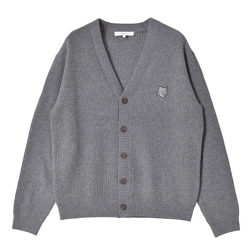 【美品】MAISON KITSUNÉ グレー カーディガン Sサイズ MAISON KITSUNÉ グレー カーディガン レディース S