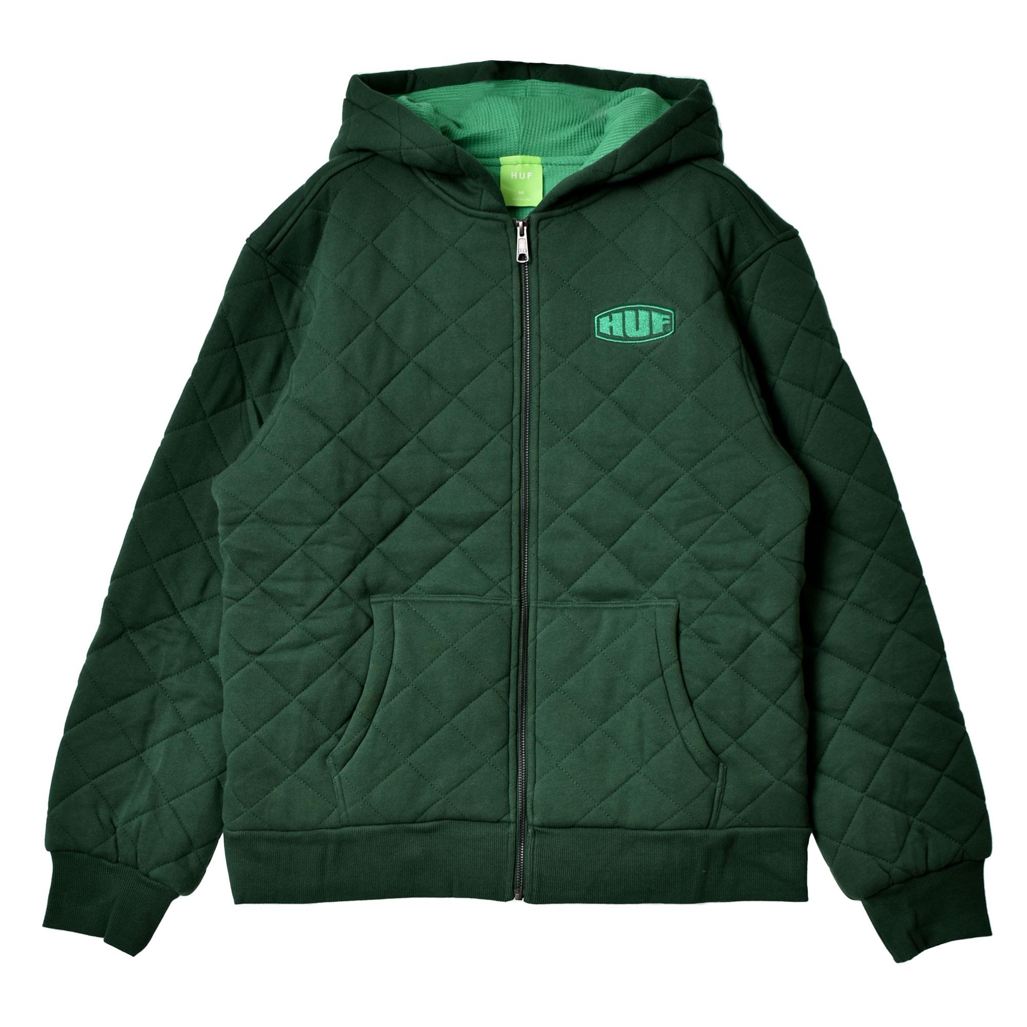 HUF（ハフ） パーカー メンズ ワークマン キルテッド フルジップ HUF 