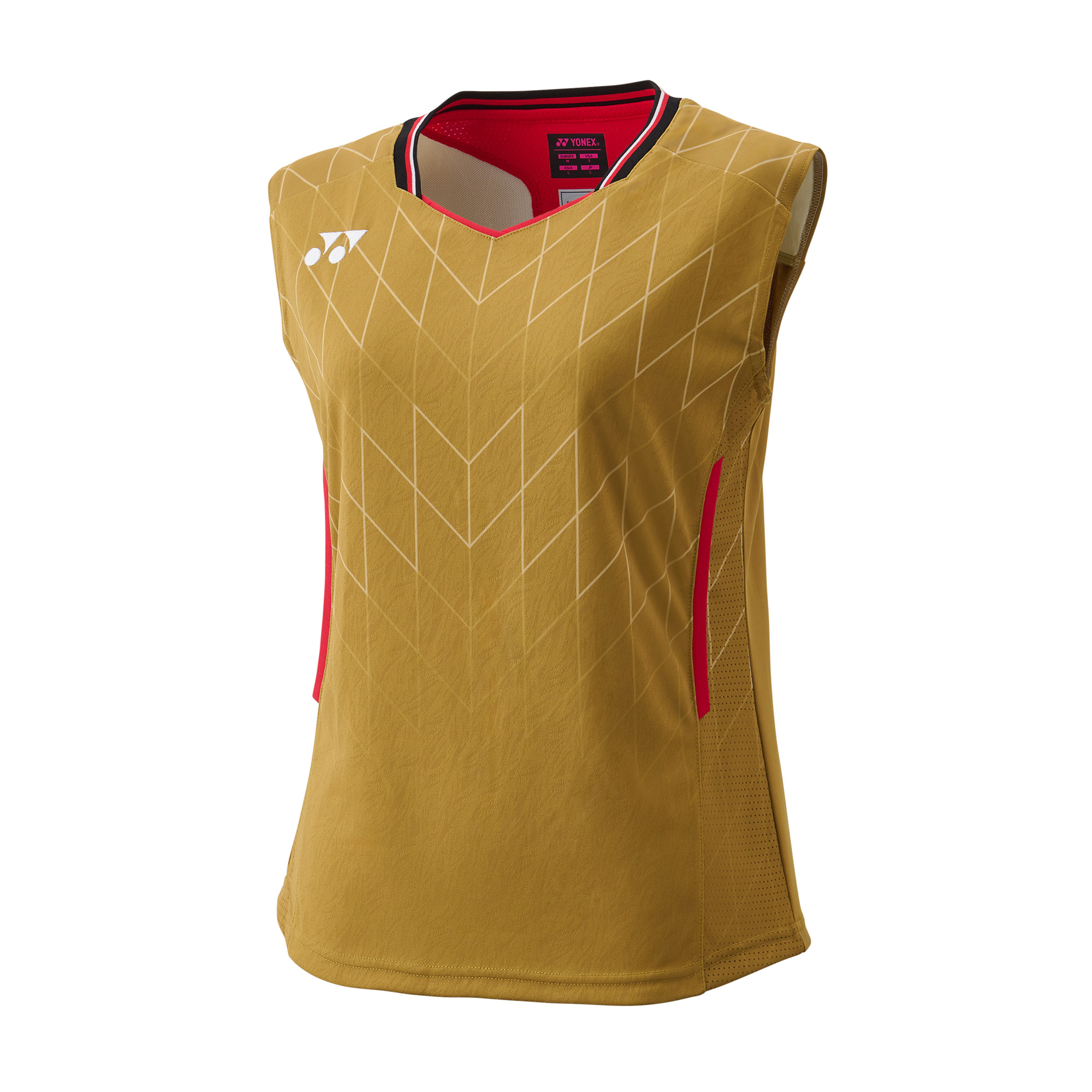 YONEX ノースリーブシャツ レディースOサイズ ヨネックス ウェア レディース（袖タイプ：ノースリーブ）の