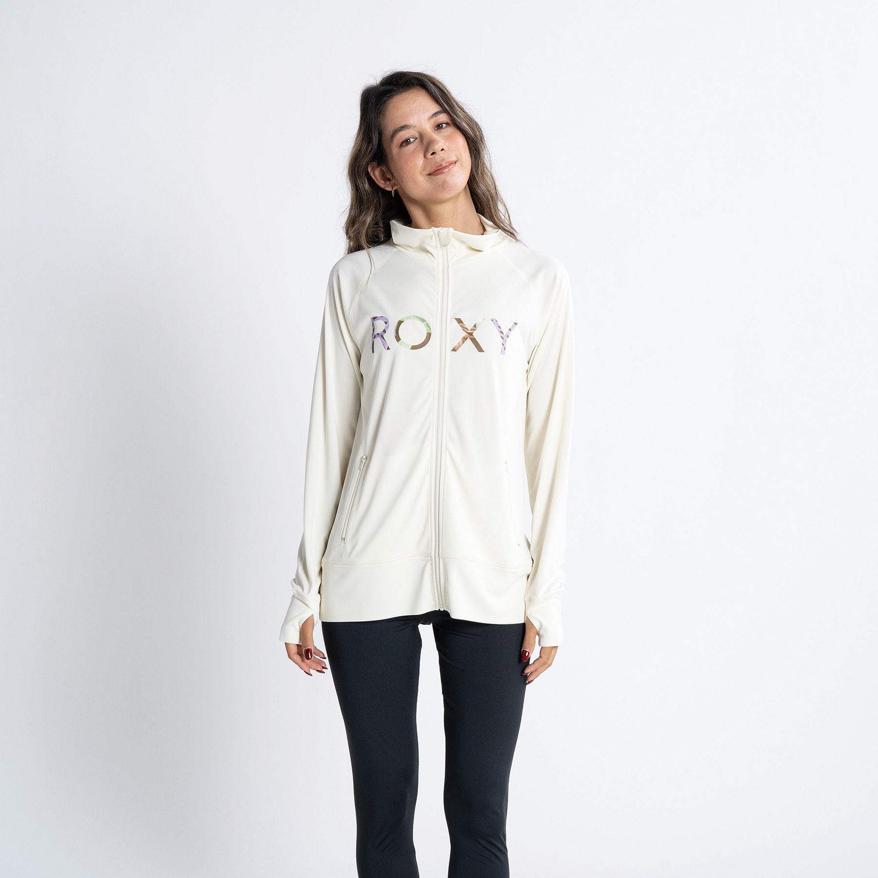 ROXY★ロキシーノースリーブラッシュガードWT869RX★3色 ROXY ラッシュガード FRESCO TILE/ロキシーノースリーブラッシュ