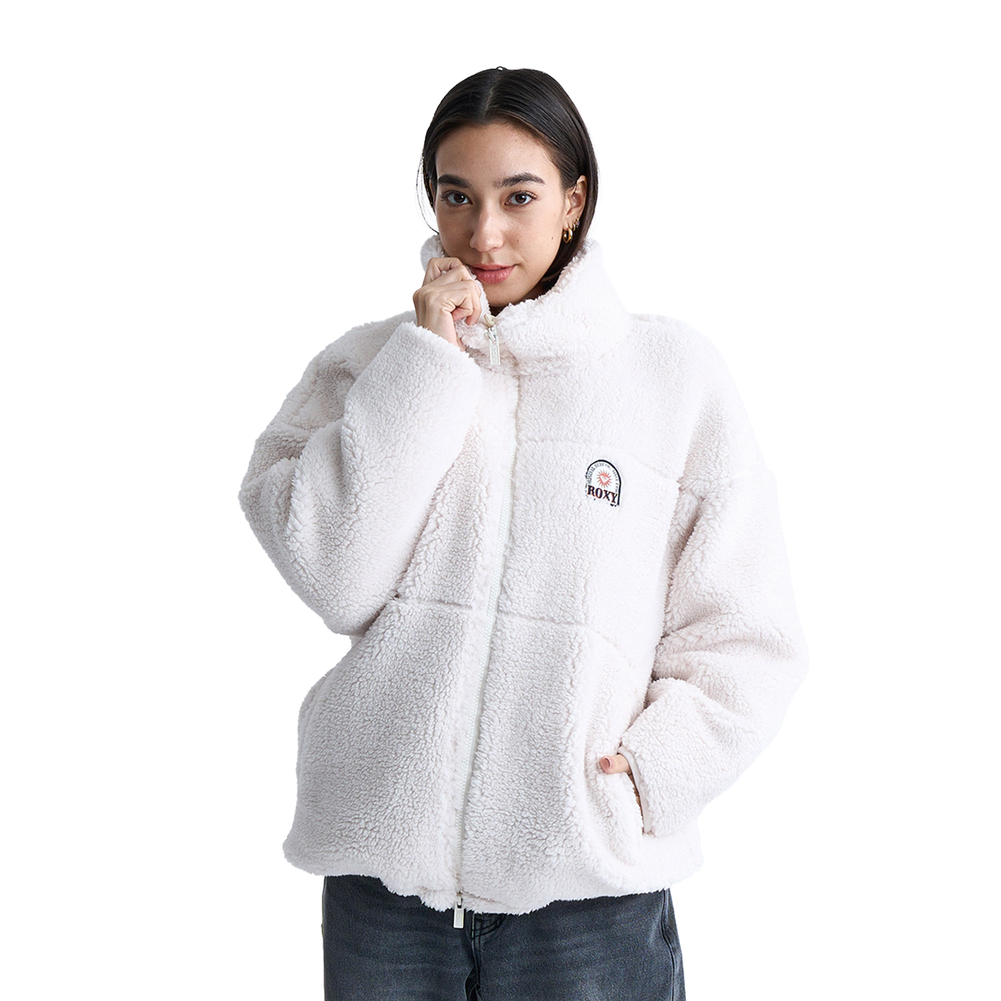 ROXY（ロキシー） ボアジャケット レディース ROXY RJK244017 グレー 