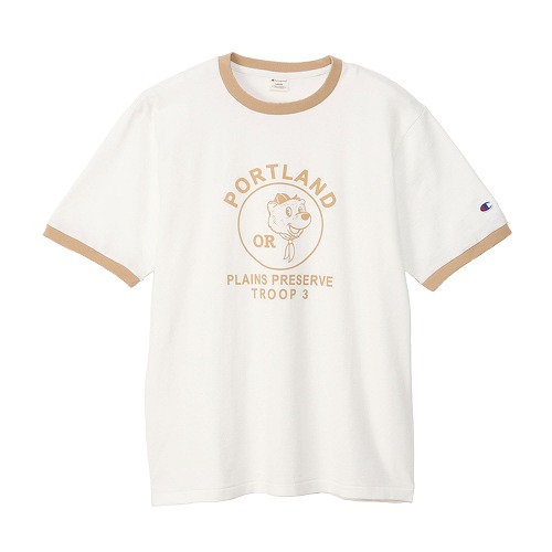 チャンピオン 半袖Tシャツ メンズ CHAMPION C3-Z339 グレー ホワイト 白 Tシャツ...