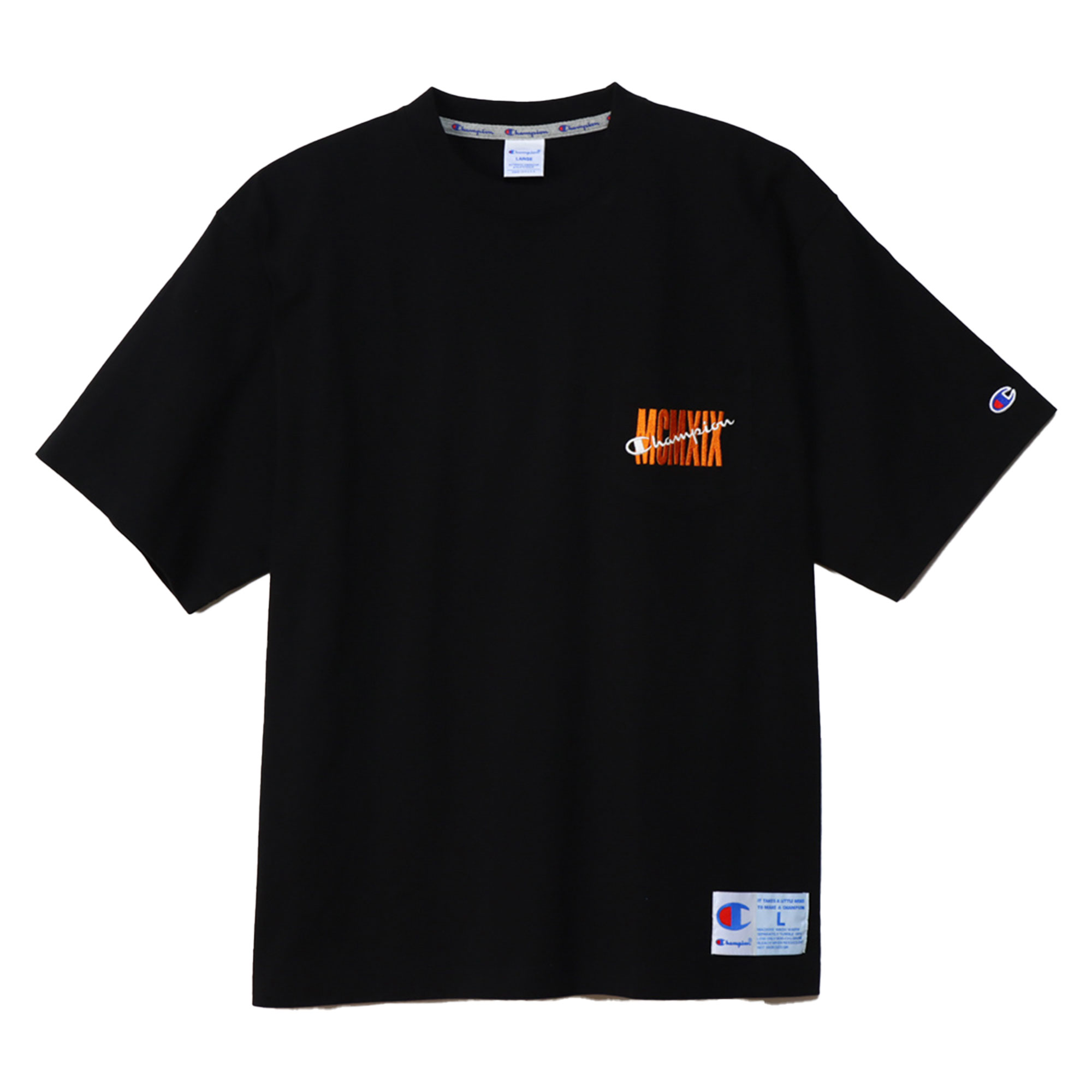 【ゆうパケット可】 チャンピオン 半袖Tシャツ メンズ CHAMPION C3-Z305 グレー ネイビー 紺 Tシャツ 半袖