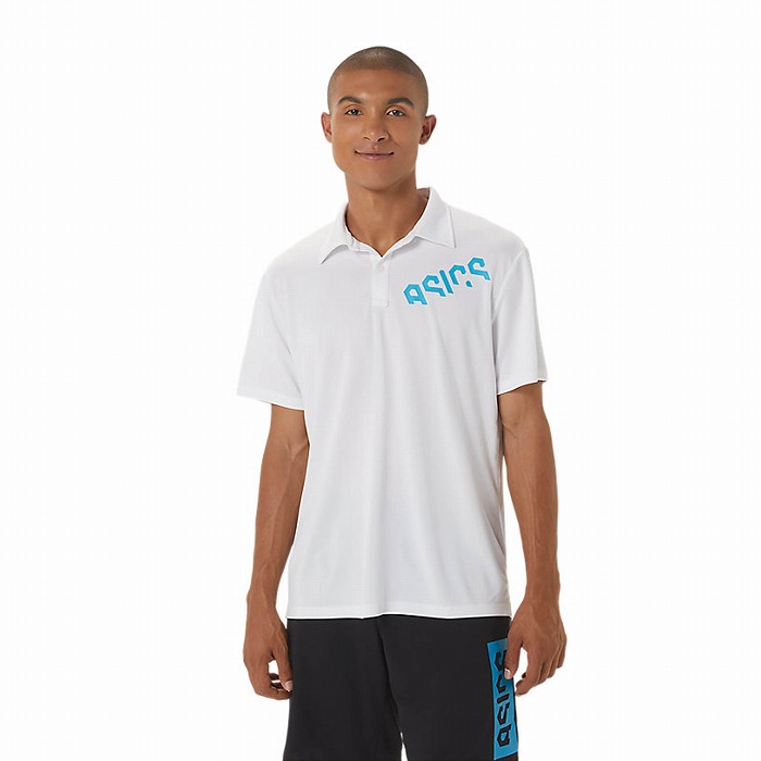 アシックス 半袖ポロシャツ メンズ レディース ASICS HEX GRAPHIC DRY POLO...