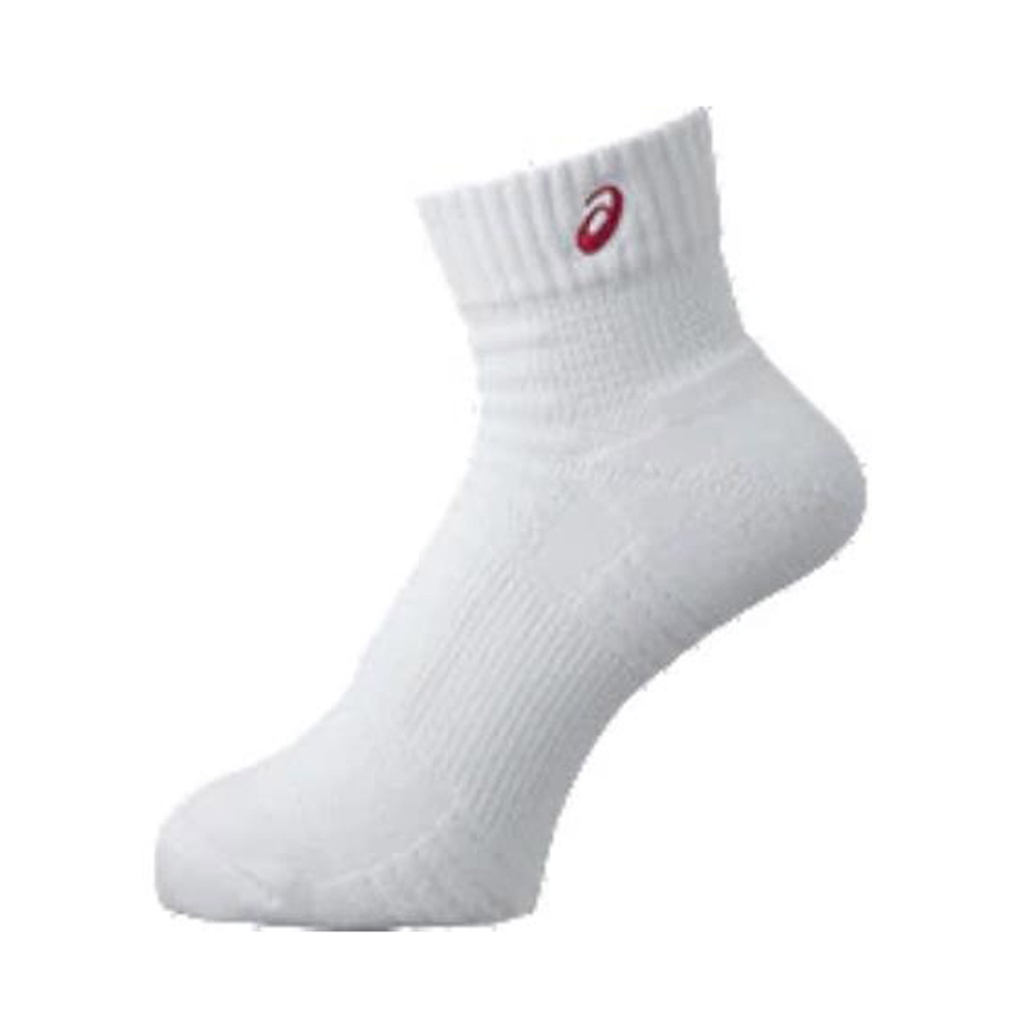 ASICS ホワイトリブソックス ASICS アシックス 5本指グリップソックス Thinタイプ(ホワイト