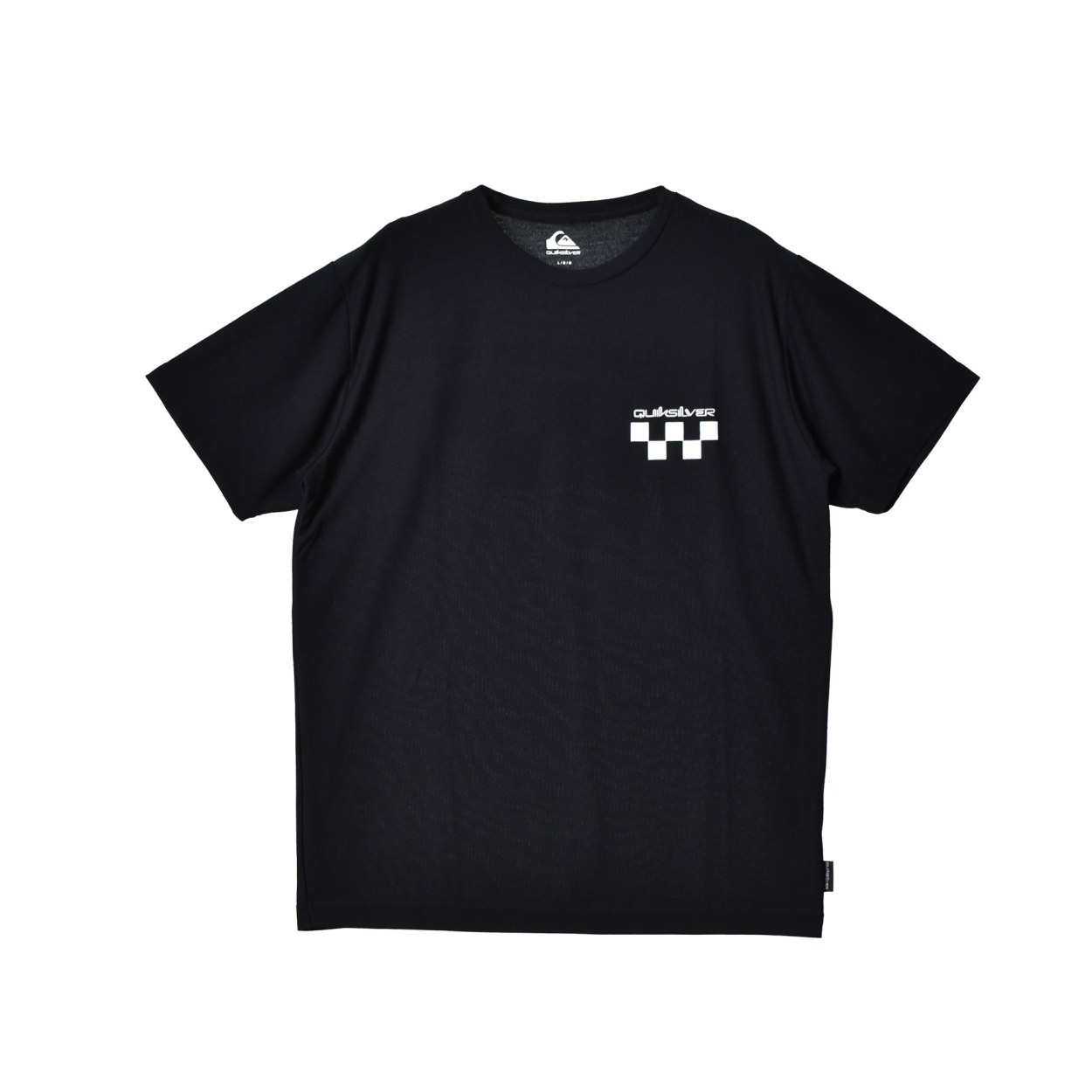 （ゆうパケット送料無料） クイックシルバー 半袖Tシャツ メンズ FIVE BLOCK SS QUIKSILVER QLY222001 ブラック 黒 イエロー ウエア｜z-mall｜02