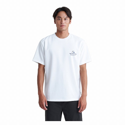 【ゆうパケット可】 クイックシルバー ラッシュガード Tシャツ メンズ QUIKSILVER QLY242005 ホワイト 白 ブルー 青 半袖｜z-mall｜05