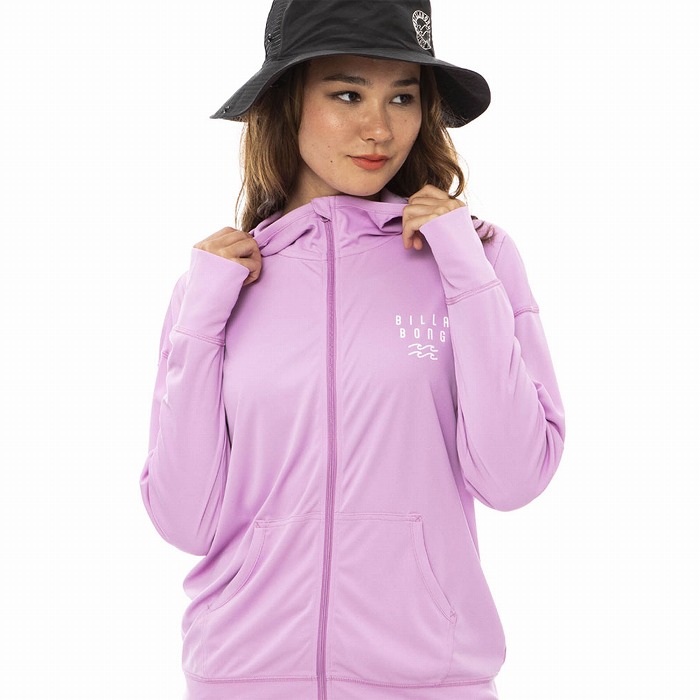 BILLABONG（ビラボン） ラッシュガード レディース ルーズ ジップ