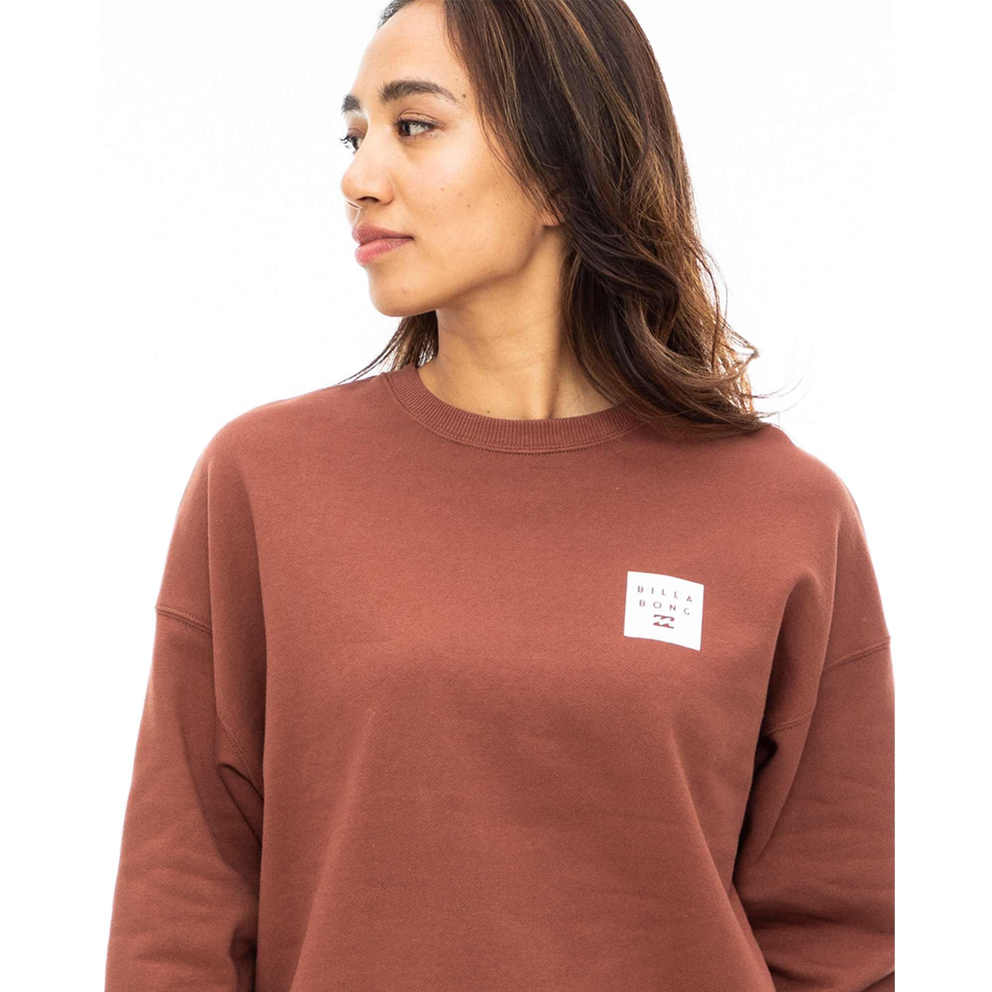 BILLABONG（ビラボン） スウェット レディース ビッグ スクエア ロゴ 