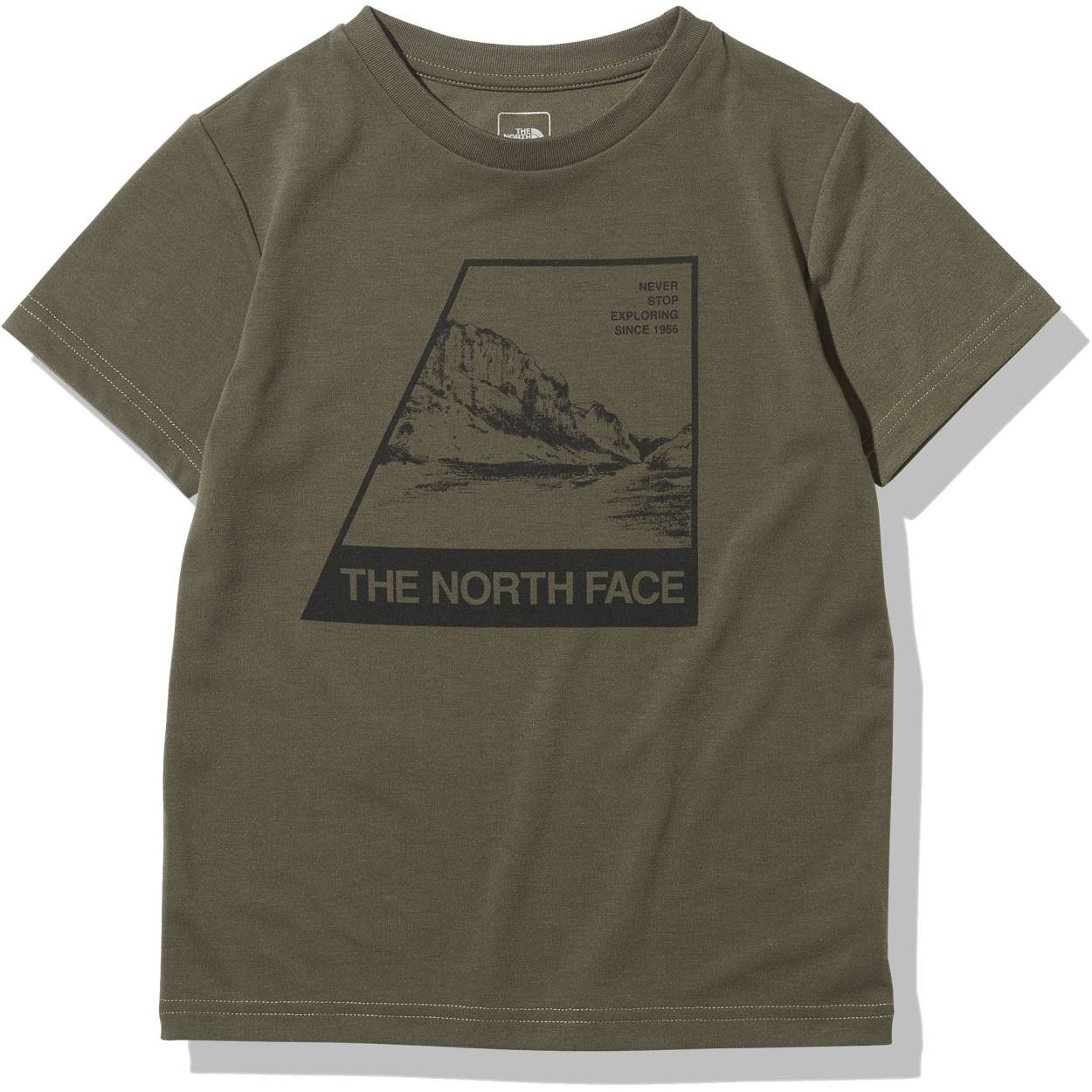 ザ ノースフェイス 半袖Tシャツ キッズ ジュニア 子供 THE NORTH FACE NTJ32244 ホワイト 白 カーキ イエロー 黄色 男の子  女の子 ノース ブランド プリント