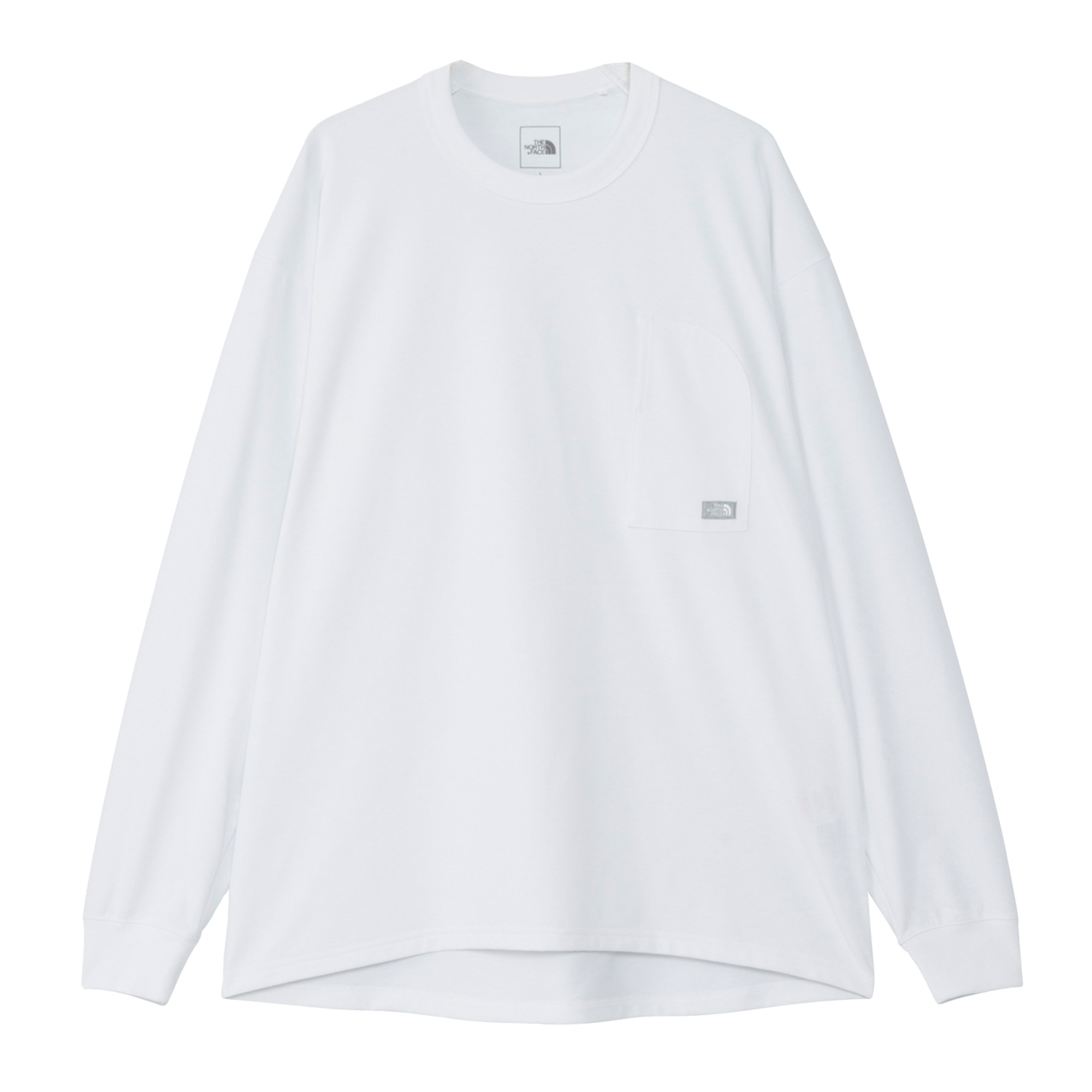 THE NORTH FACE ホワイト長袖Tシャツ ザ ノース フェイス THE NORTH FACE Tシャツ （ホワイト