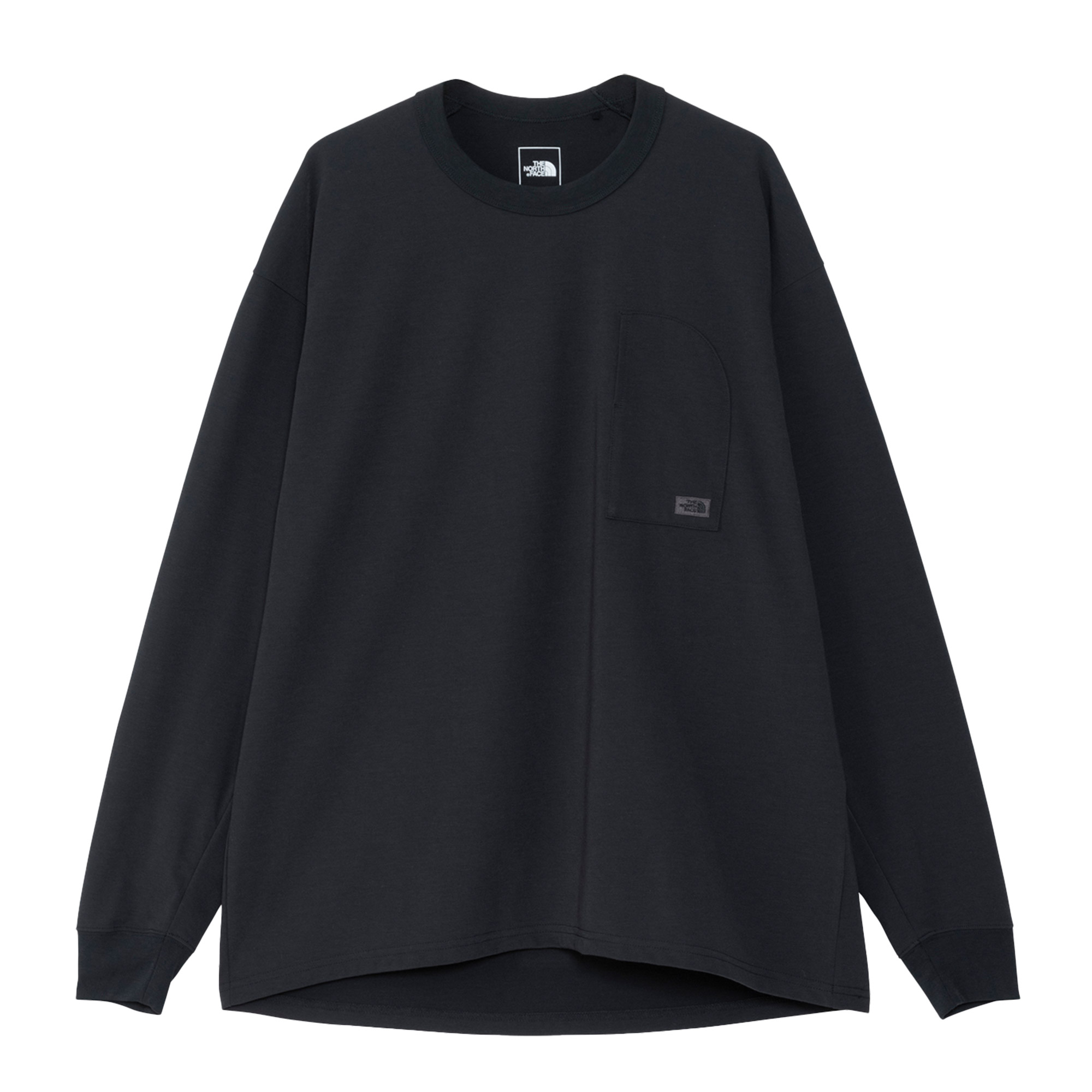 ino　メンズ　ロンT トップス　ブラック　シャツ　ロゴ　長袖　M THE NORTH FACE ザ・ノース・フェイス 長袖Tシャツ メンズ