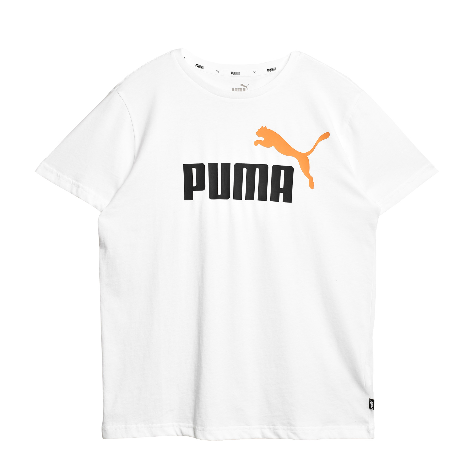 （ゆうパケット可） プーマ 半袖Tシャツ キッズ ジュニア 子供 ESS+ 2カラー ロゴ Tシャツ PUMA 589115 ブラック 黒 ホワイト 白 ウエア 半袖 ロゴ｜z-mall｜04