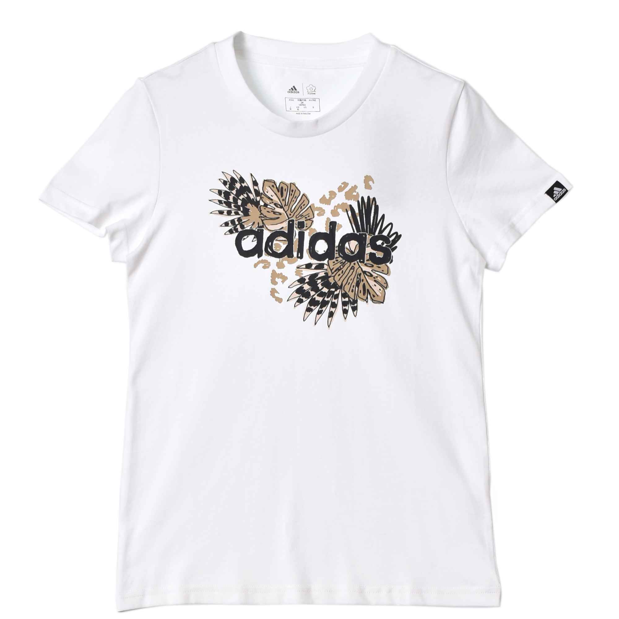 送料無料 アディダス 半袖Tシャツ レディース FARM プリントグラフィック半袖Tシャツ ADIDAS CS354 ネイビー 紺 トップス RIO｜z-mall｜02