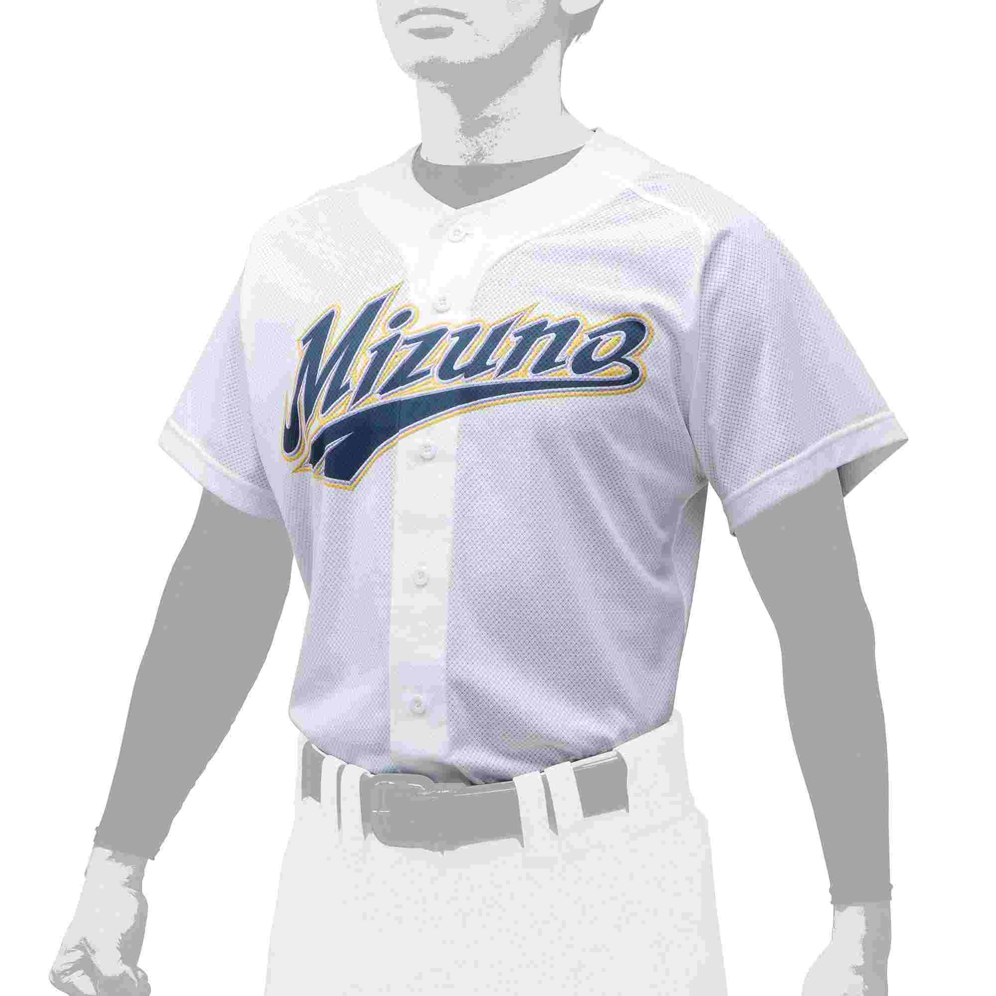MIZUNO（ミズノ） ユニフォームシャツ ベースボールシャツ メンズ