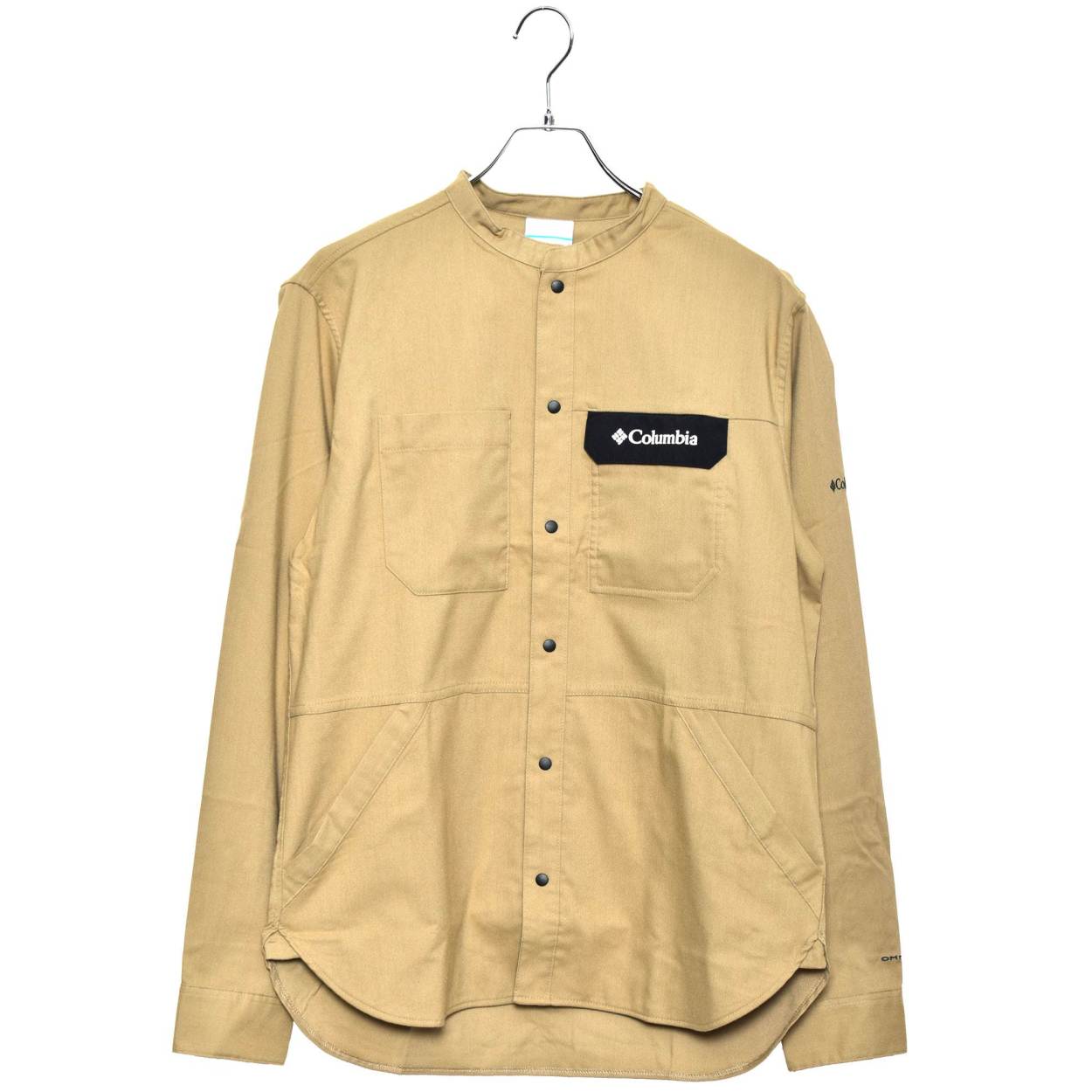 コロンビア 長袖シャツ メンズ COLUMBIA SECOND HILL LONG SLEEVE WARM SHIRT スタンドカラー ブランド ロゴ 吸汗 速乾 紫外線 UVカット 冬｜z-mall｜02