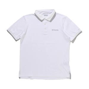 コロンビア ポロシャツ メンズ COLUMBIA AE0412 ホワイト 白 ネイビー 紺 ウェア ...