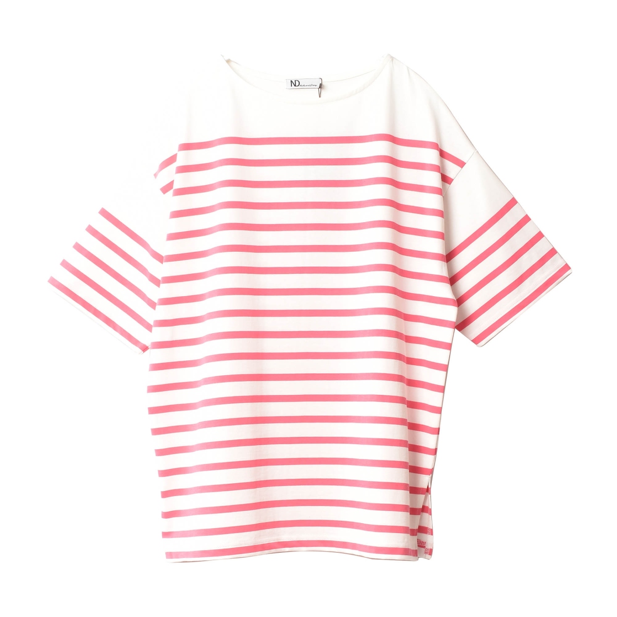 NACHU＆DIARY（ナチュ＆ダイアリー） ボートネック Tシャツ トップス 